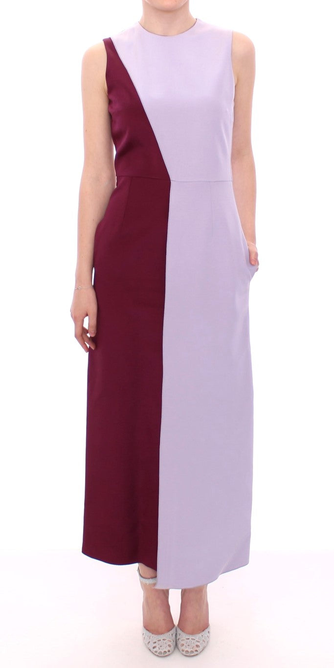 Barbara Casasola Elegant Long Silk Gown in Women's Lavender