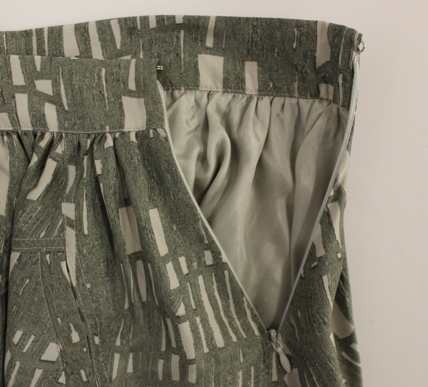 Comeforbreakfast Gray Mini Short A-Line Women's Skirt