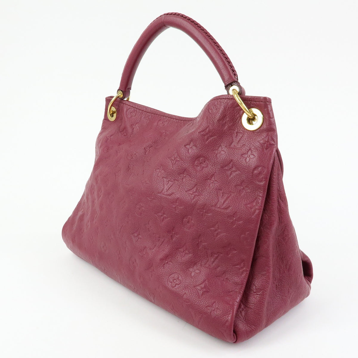 Louis Vuitton Artsy Monogram Empreinte Leather Burgundy Leather Handbag (Pre-Owned)