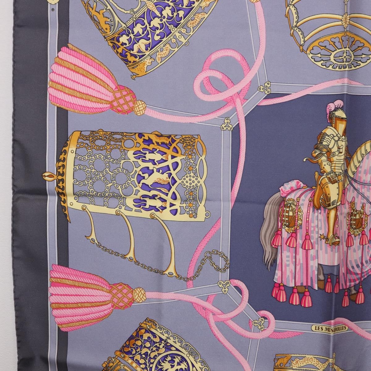 Hermes Carré 90 Silk Multicolor Blue Silk Scarve & Shawl Accessory (Pre-Owned)