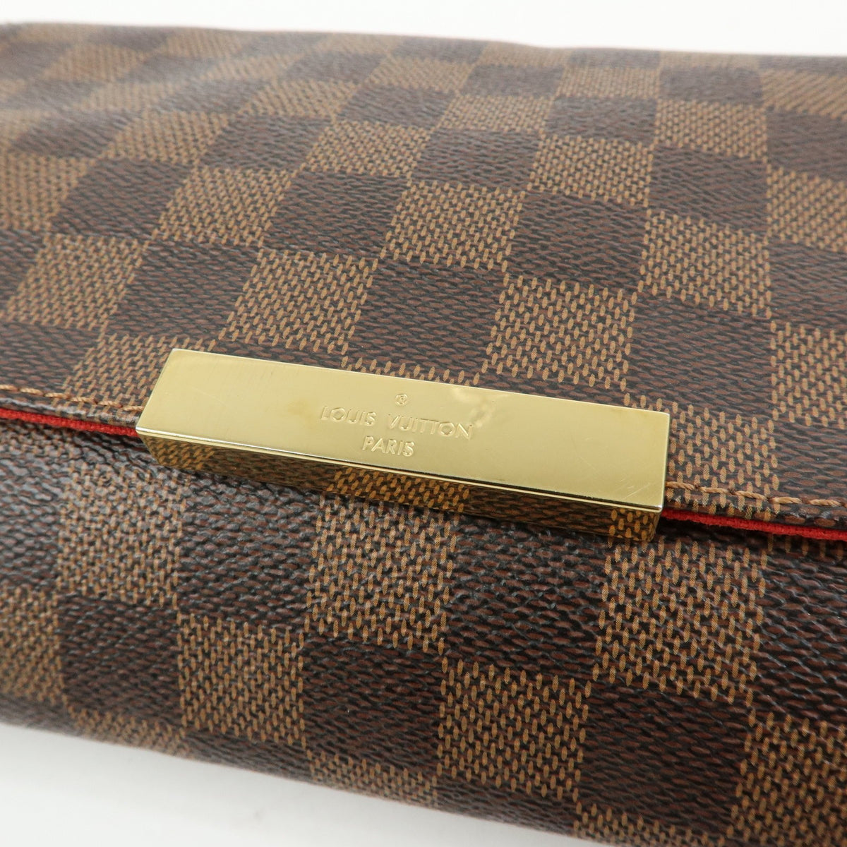 Louis Vuitton Favorite Damier Brown Canvas Handbag (Pre-Owned)