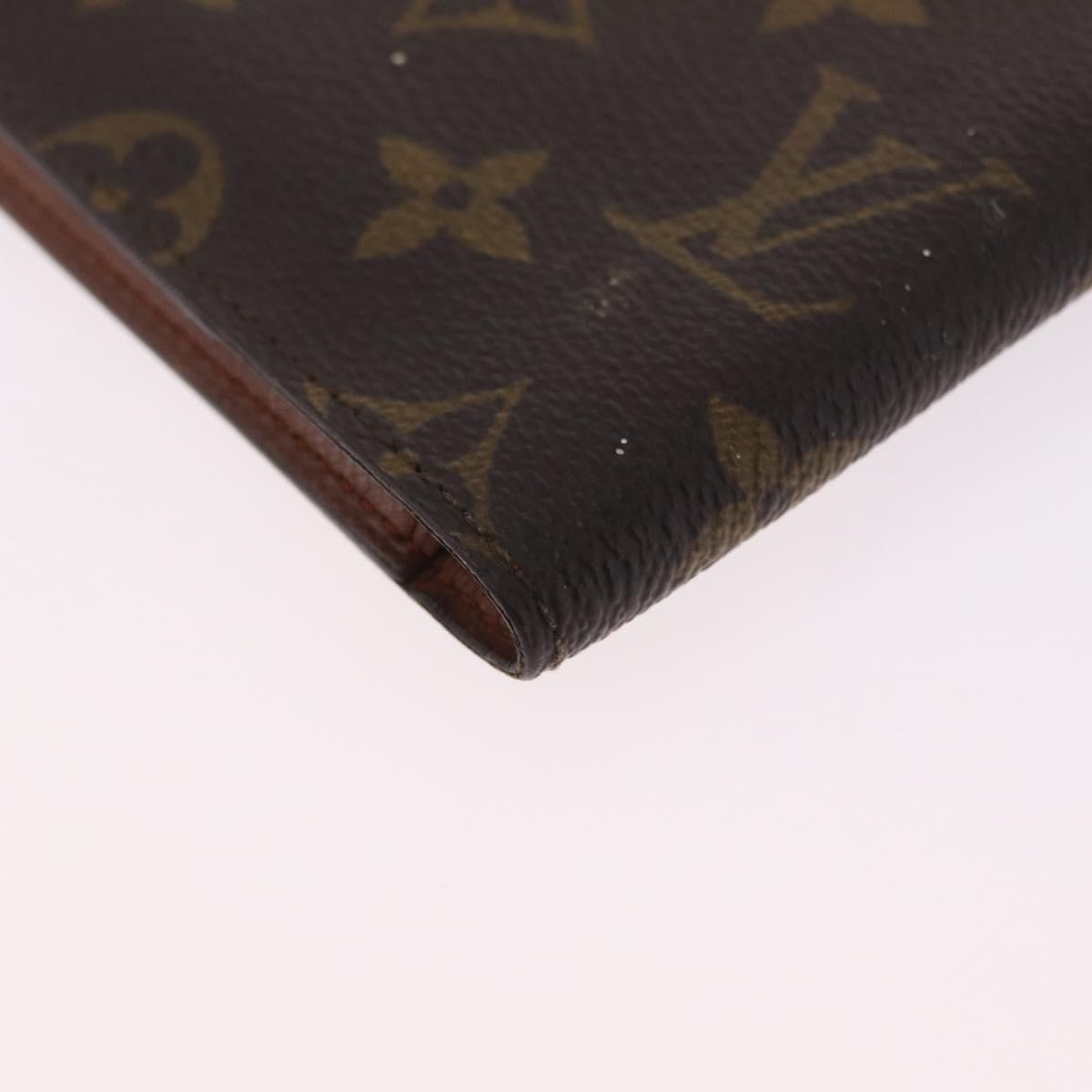Louis Vuitton Passport Cover Monogram Canvas Brown Canvas Briefcase Bag (Pre-Owned)