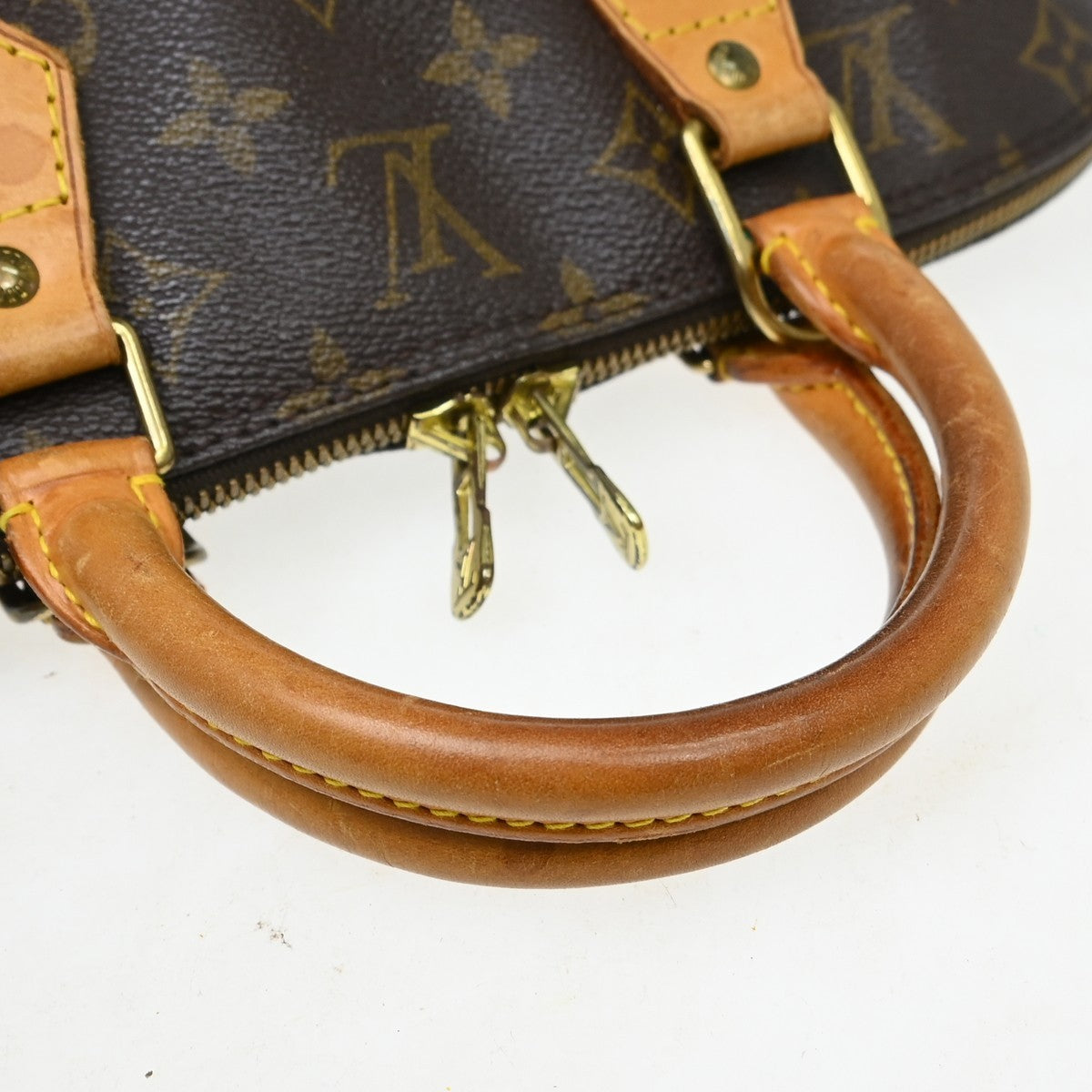 Louis Vuitton Alma Monogram Canvas Brown Canvas Handbag (Pre-Owned)