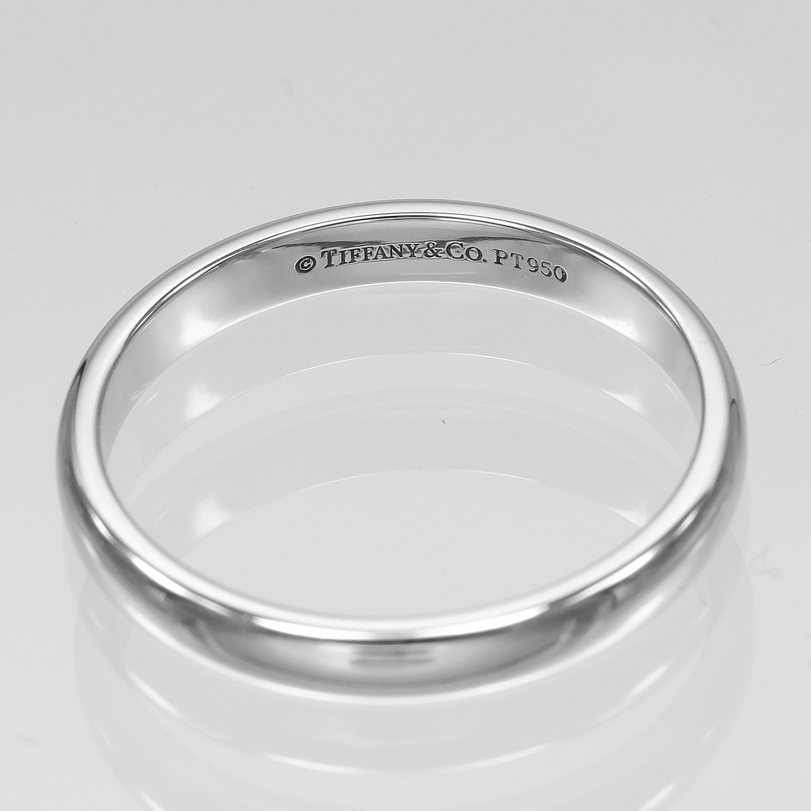 Tiffany & Co. Forever Band Platinium Silver Platinum Ring Jewelry (Pre-Owned)