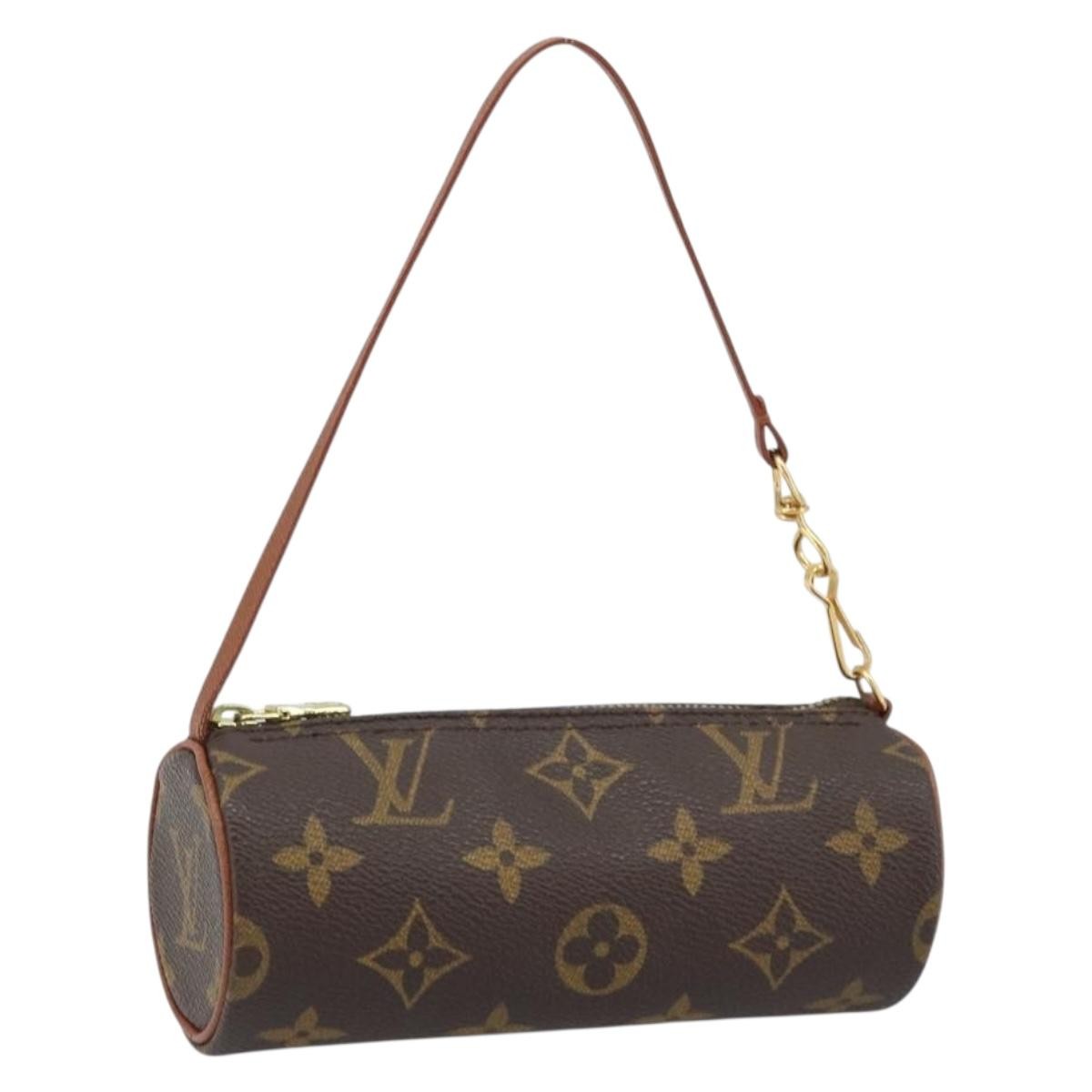 Louis Vuitton Papillon Pochette Monogram Canvas Brown Canvas Clutche & Pouche Bag (Pre-Owned)