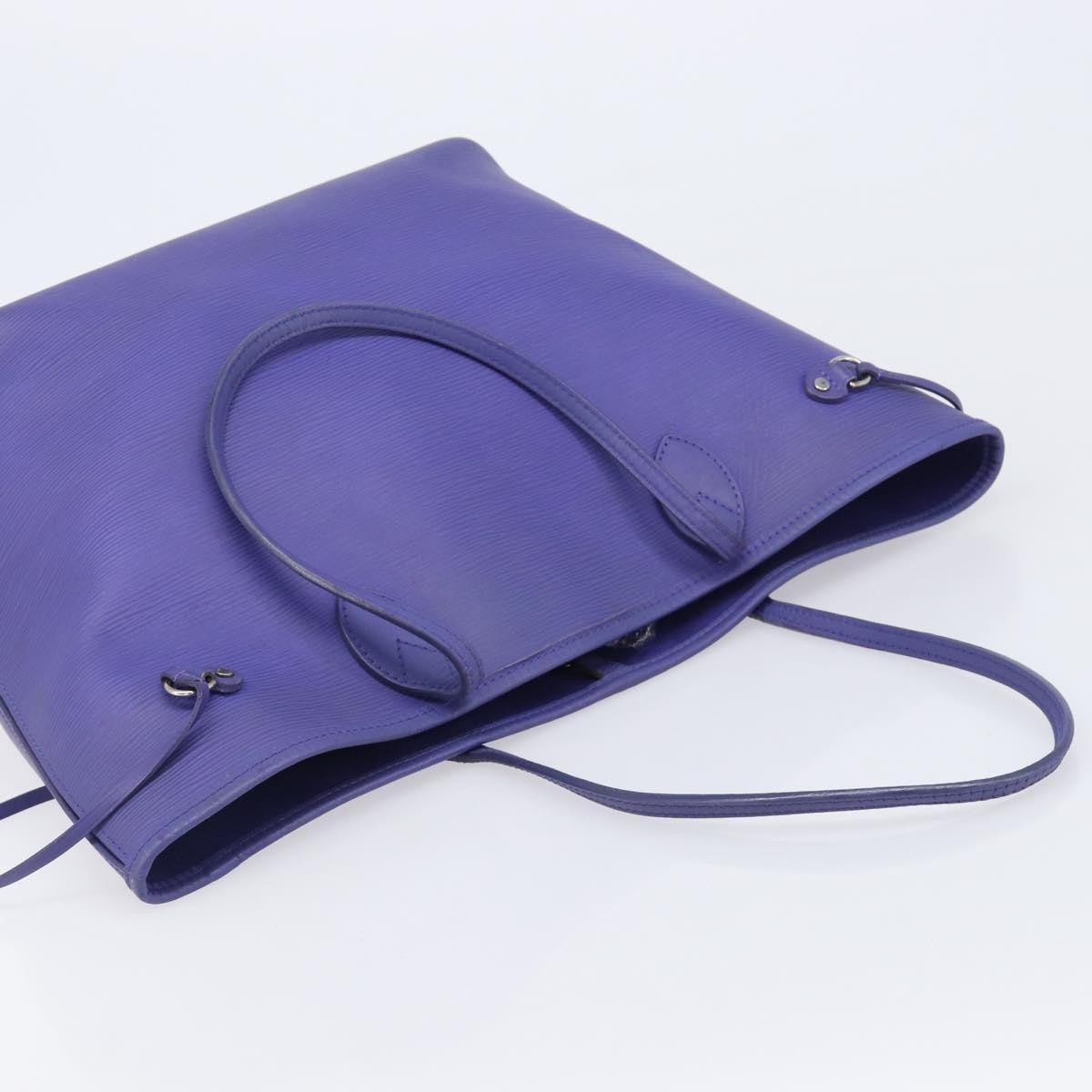Louis Vuitton Neverfull Epi Leather Purple Leather Tote Bag Bag (Pre-Owned)