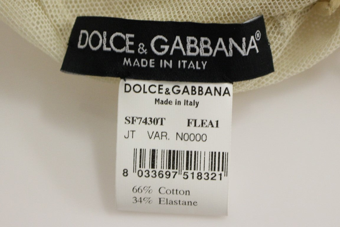 Dolce & Gabbana Elegant Beige Tank Top Women's Blouse