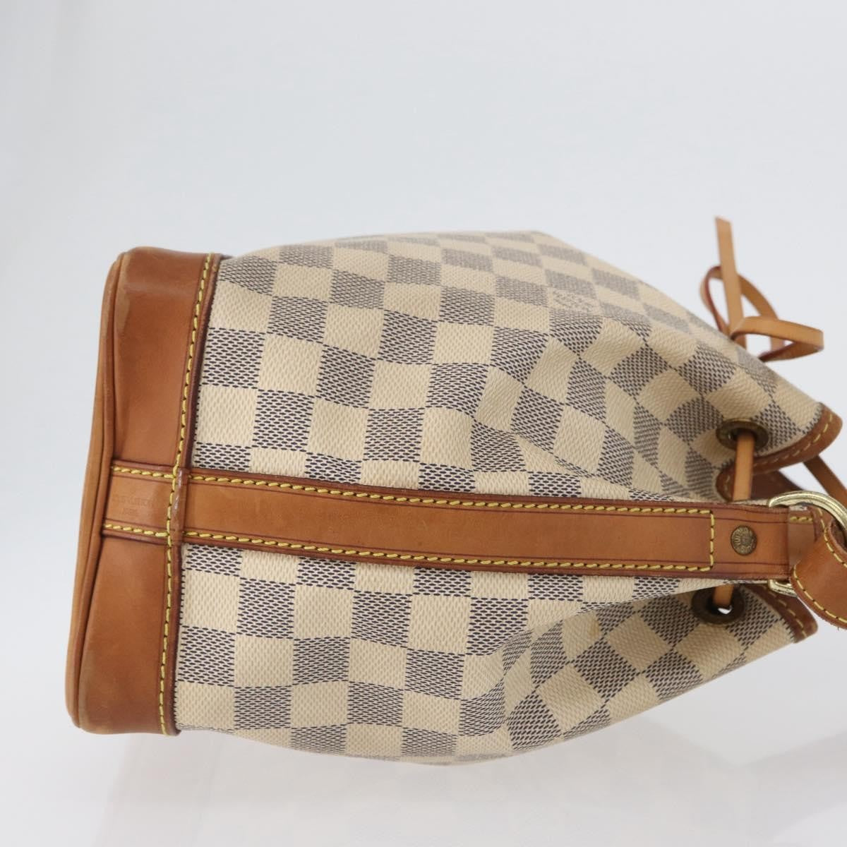 Louis Vuitton Noe Damier Ebene Beige Canvas Shoulder Bag Bag (Pre-Owned)