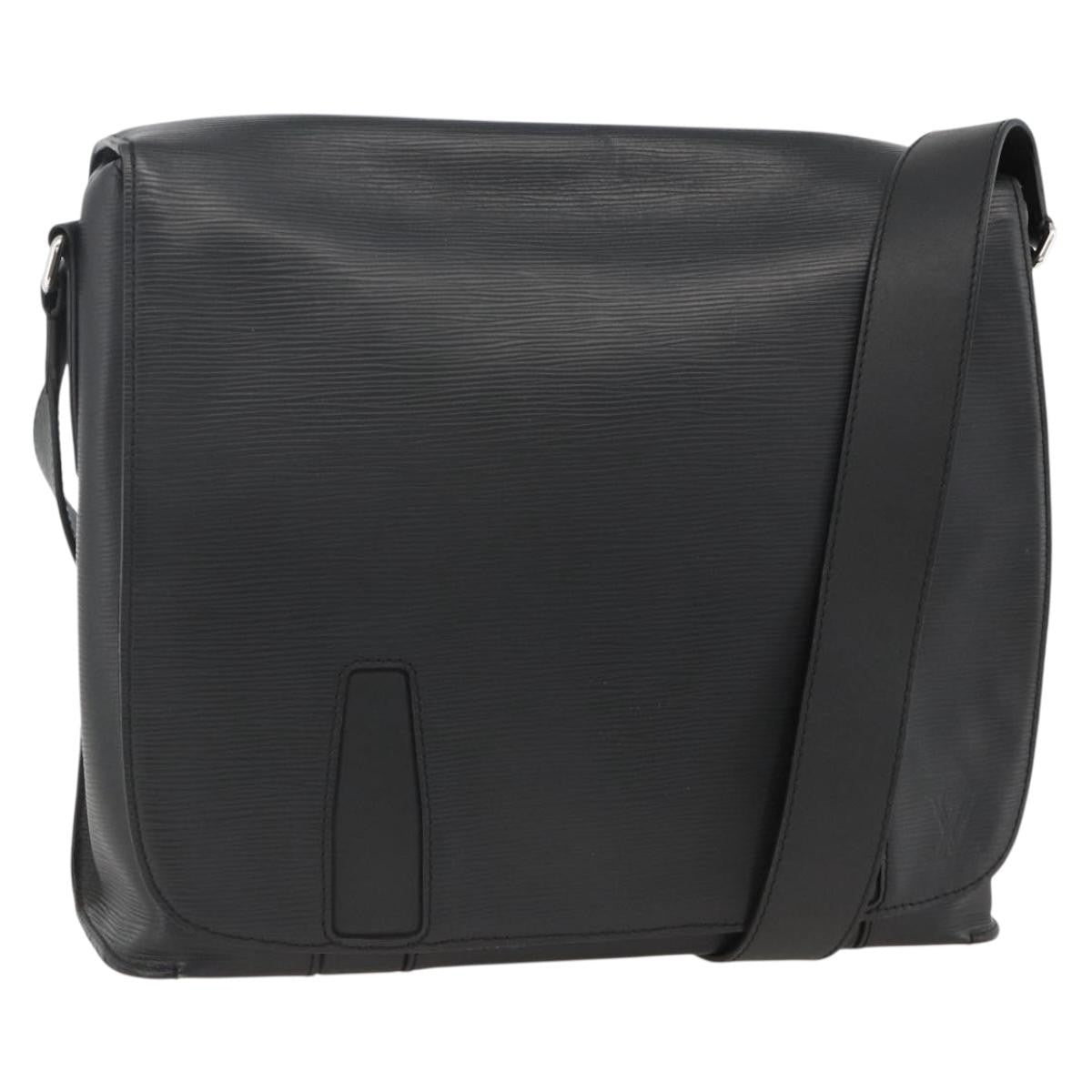 Louis Vuitton Harrington Messenger Epi Leather Black Leather Handbag (Pre-Owned)