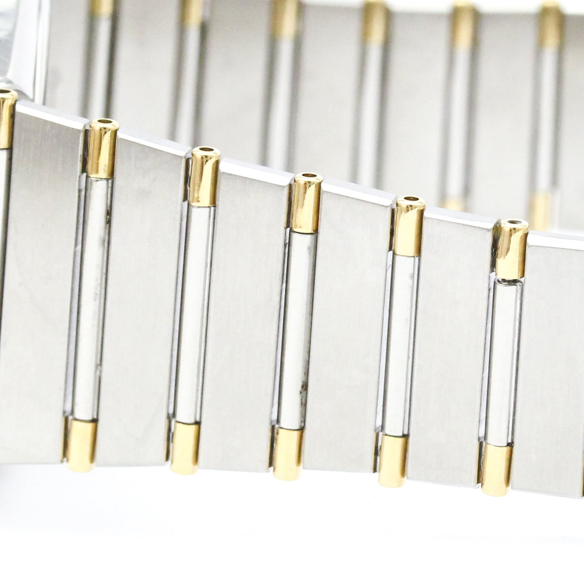 Omega Constellation Quartz Stainless Steel And Yellow Gold Watch (Pre-Owned)