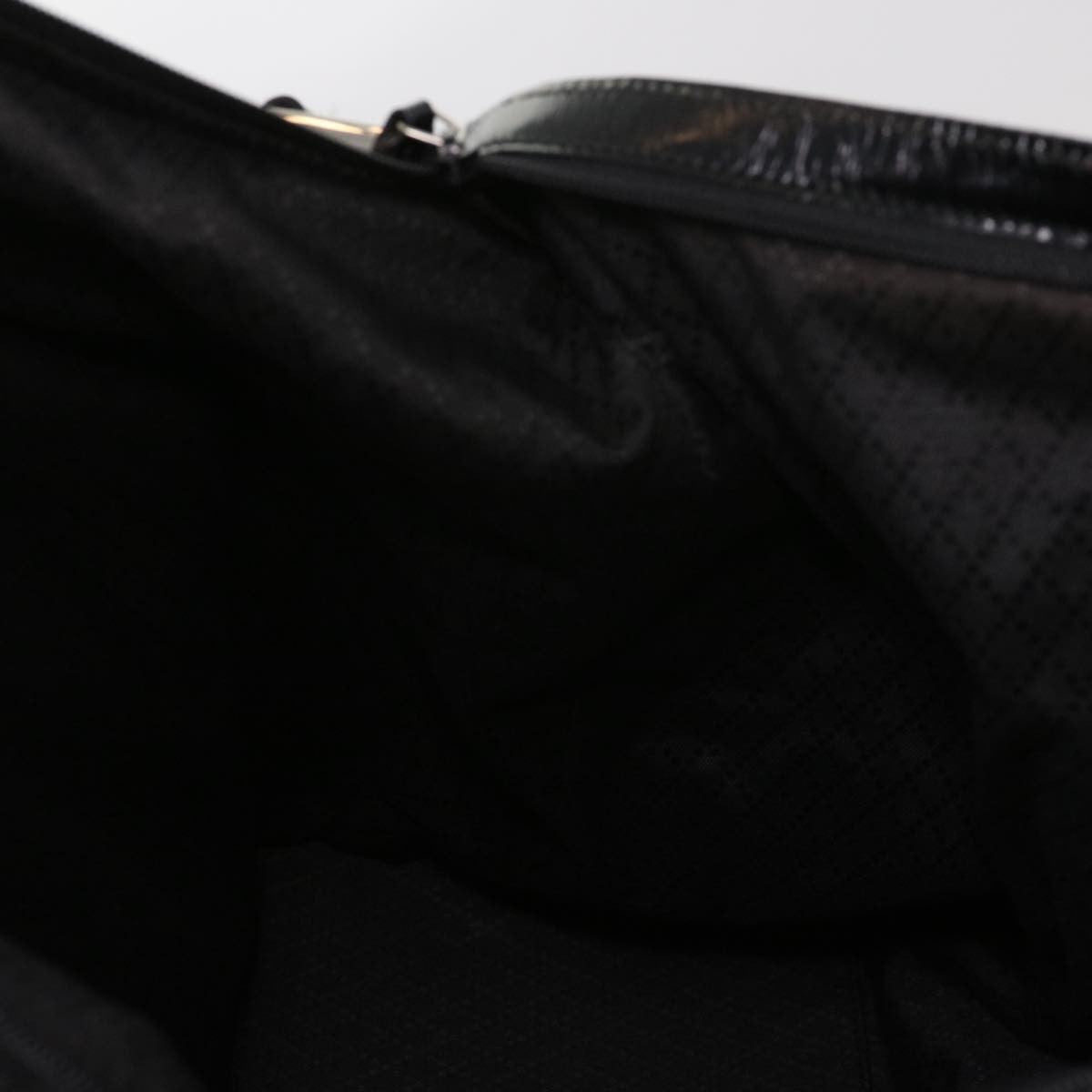 Gucci Boston Nylon Black Nylon Travel Bag Bag (Pre-Owned)
