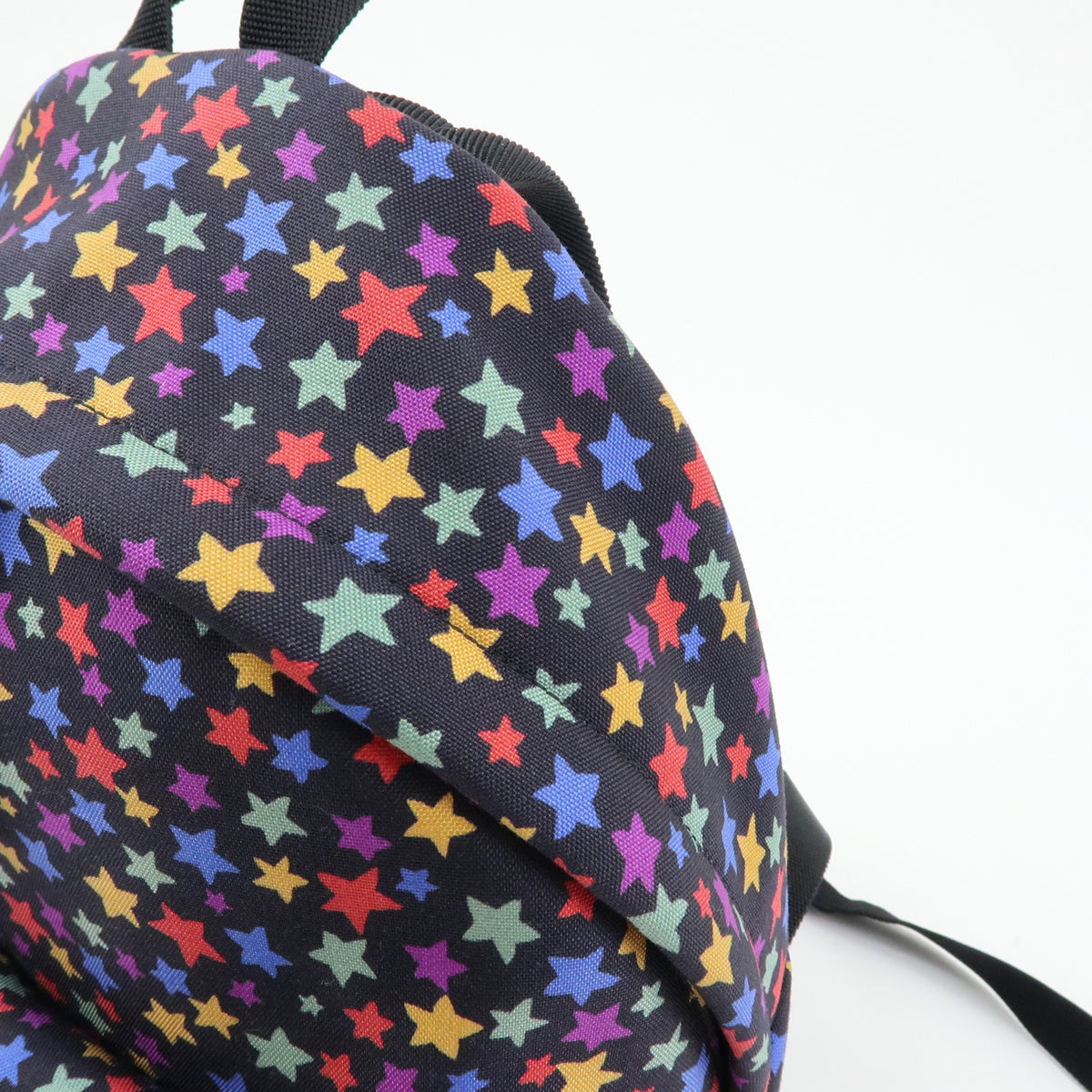 Saint Laurent City Printed Corduroy Multicolour Canvas Backpack Bag (Pre-Owned)