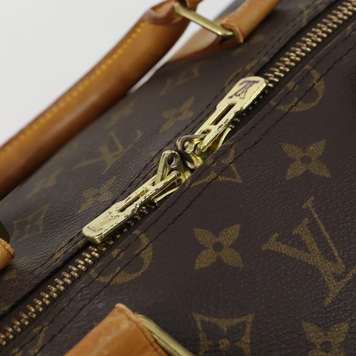 Louis Vuitton Keepall Monogram Canvas Brown Canvas Travel Bag Bag (Pre-Owned)