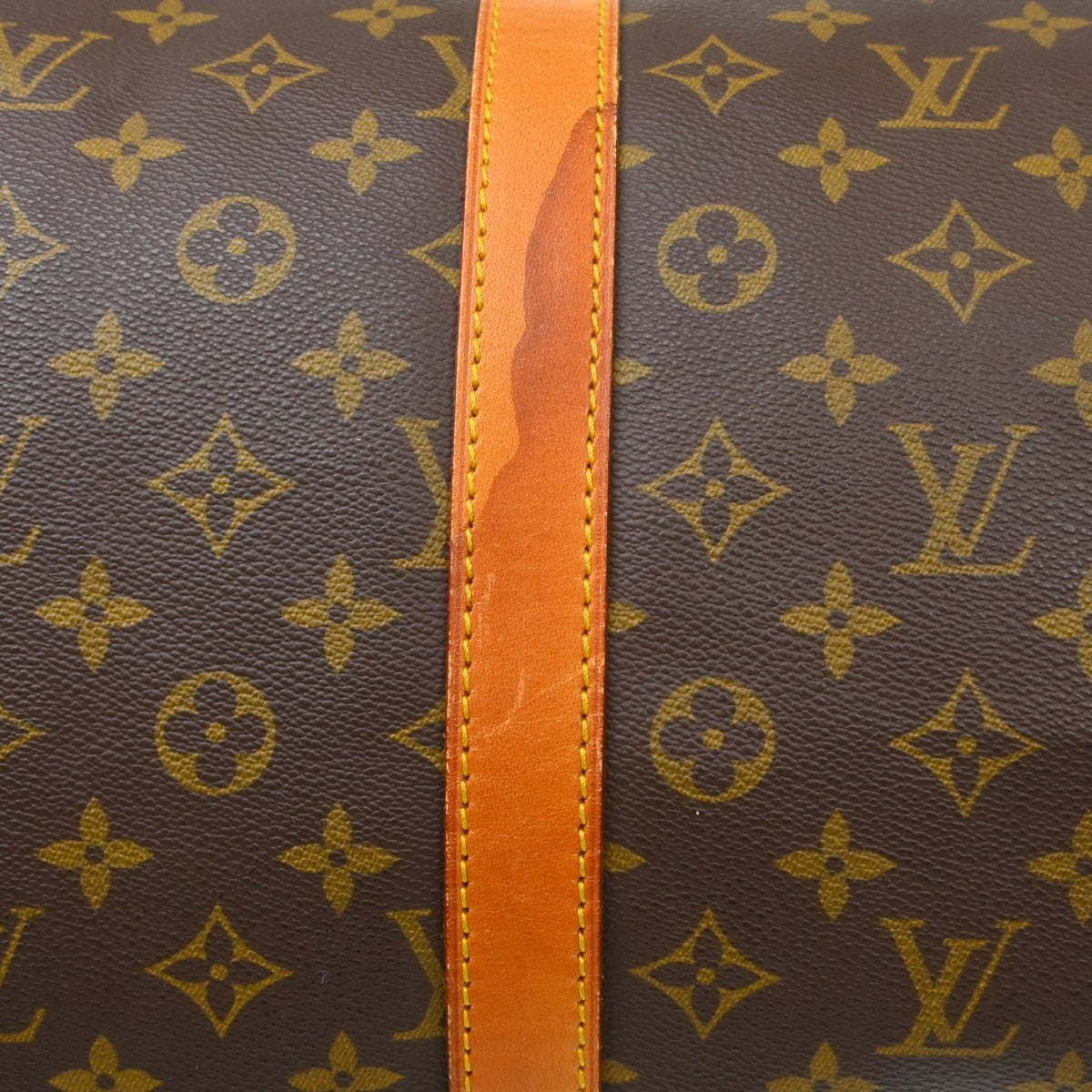 Louis Vuitton Keepall Monogram Canvas Brown Canvas Travel Bag Bag (Pre-Owned)