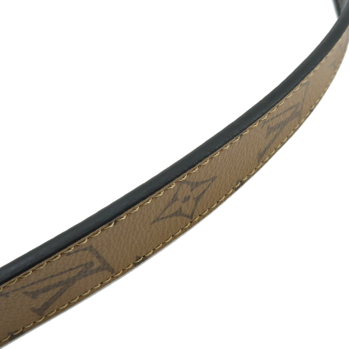 Louis Vuitton Shoulder Strap Reverse Monogram Canvas Brown Canvas Straps Accessory (Pre-Owned)