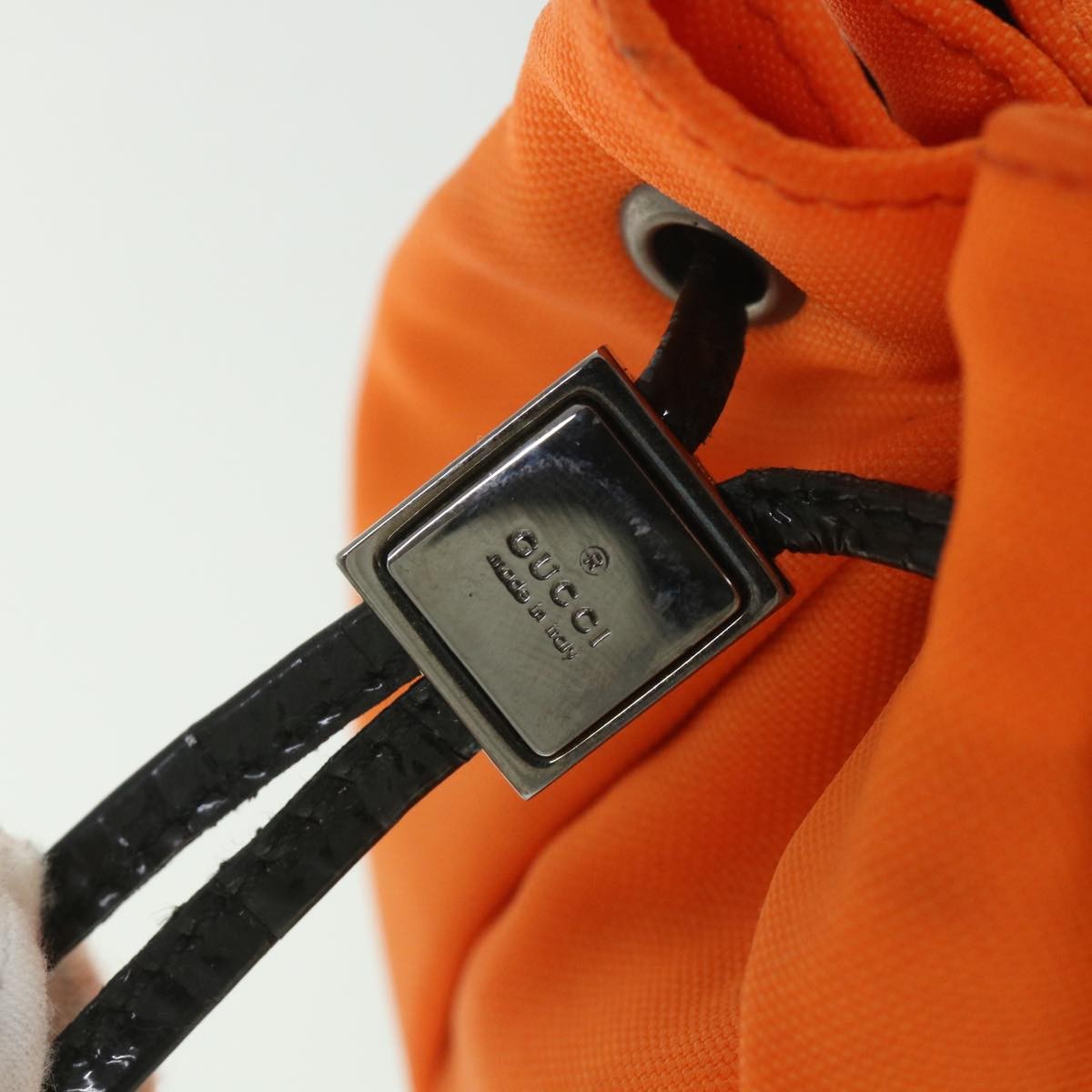 Gucci Gg Canvas Canvas Orange Canvas Clutche & Pouche Bag (Pre-Owned)