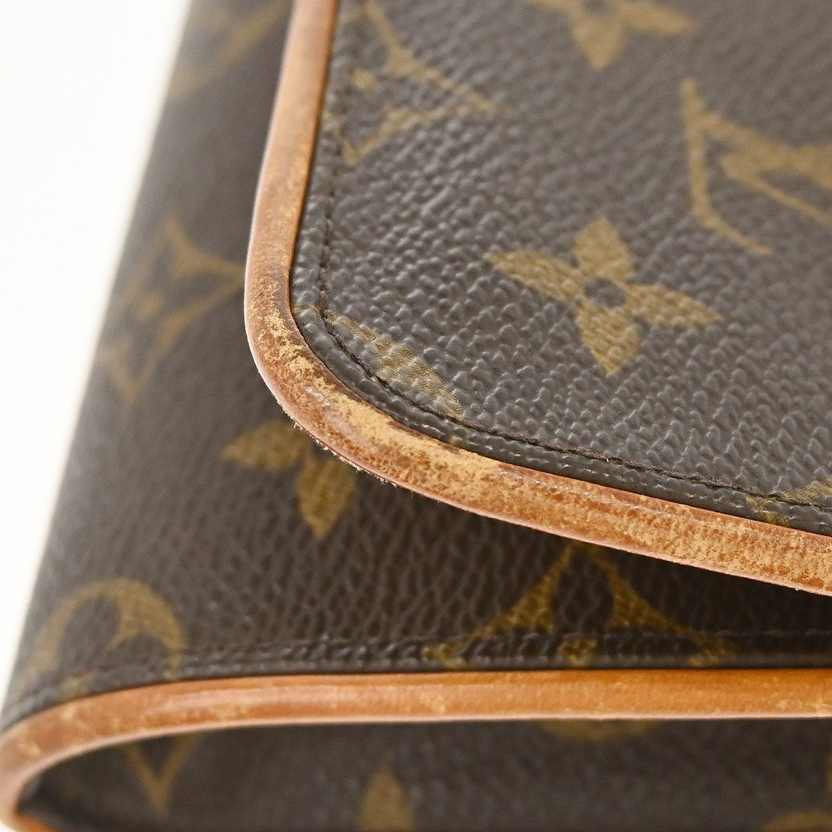 Louis Vuitton Twin Monogram Canvas Brown Canvas Clutche & Pouche Bag (Pre-Owned)