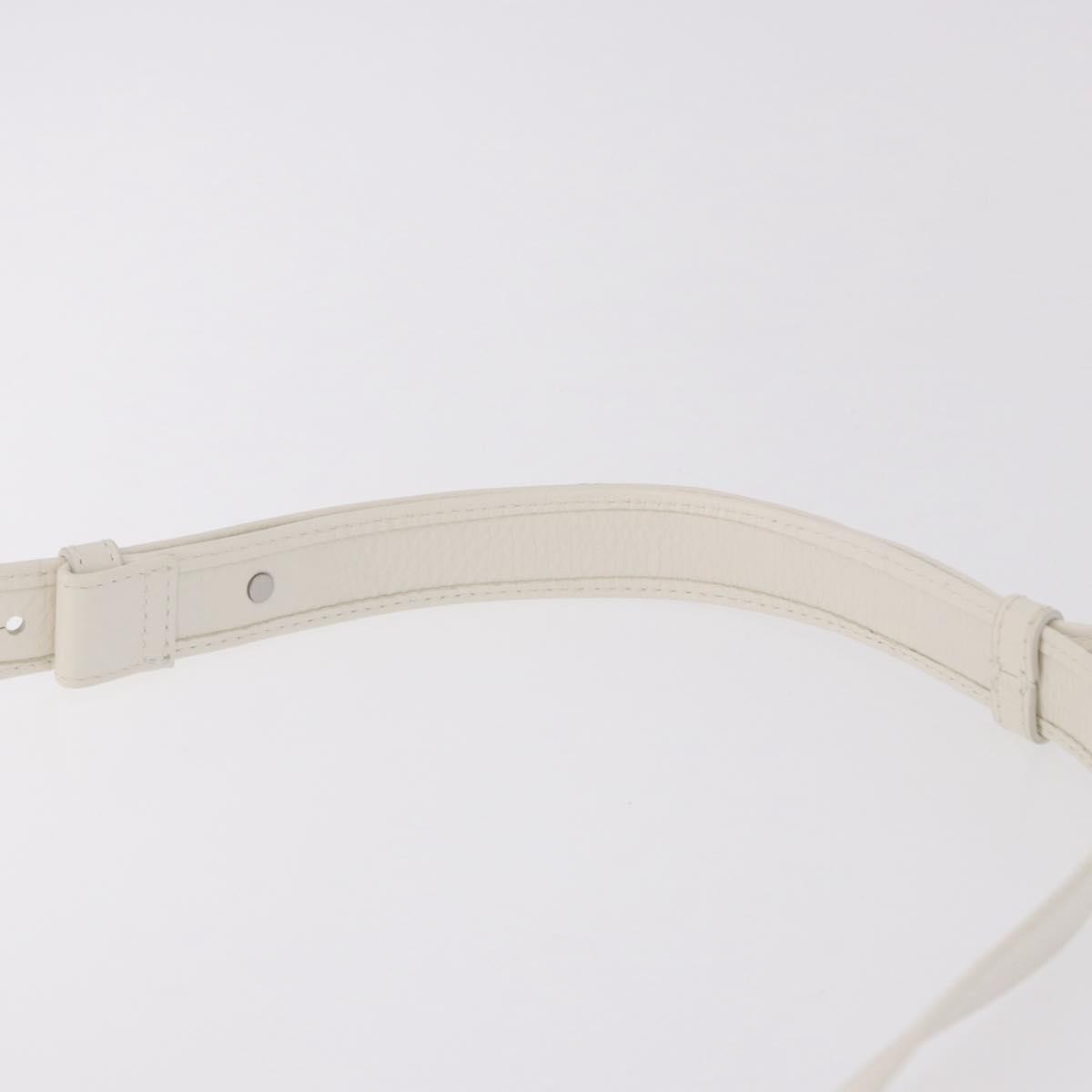 Bottega Veneta Cassette Belt Maxi Intrecciato Leather White Leather Clutche & Pouche Bag (Pre-Owned)