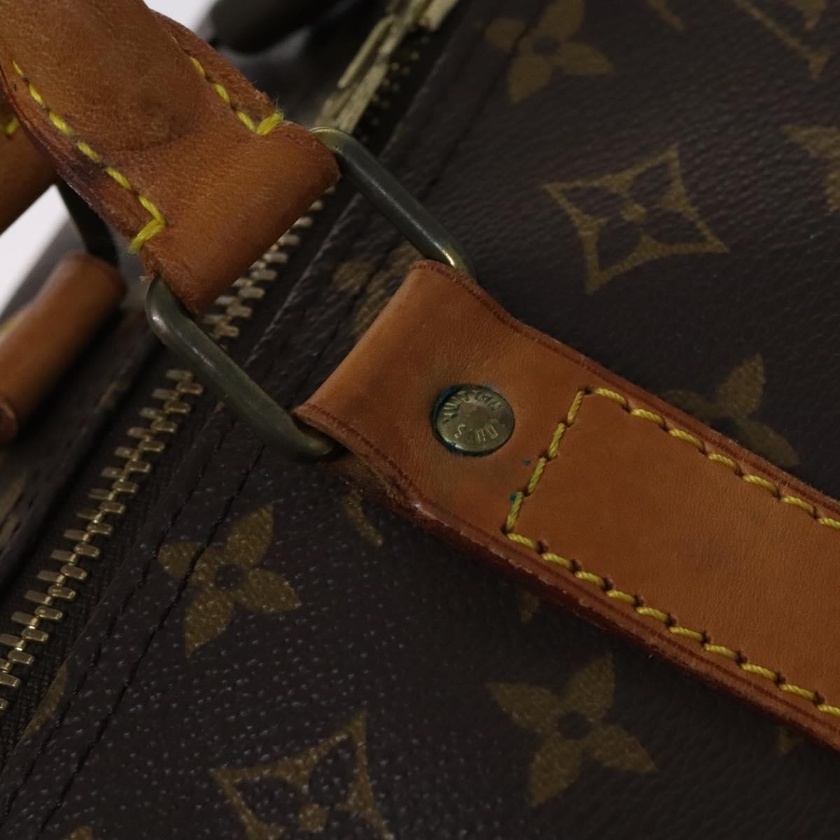 Louis Vuitton Keepall Monogram Canvas Brown Canvas Travel Bag Bag (Pre-Owned)