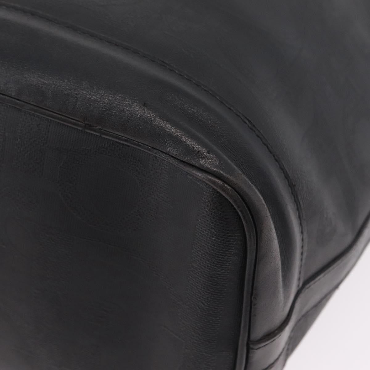 Christian Dior Trotter Shoulder Canvas Black Canvas Handbag (Pre-Owned)