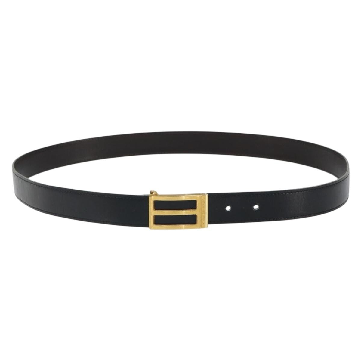 Hermes Buckle Belt Leather Black Leather Belts Accessory (Pre-Owned)
