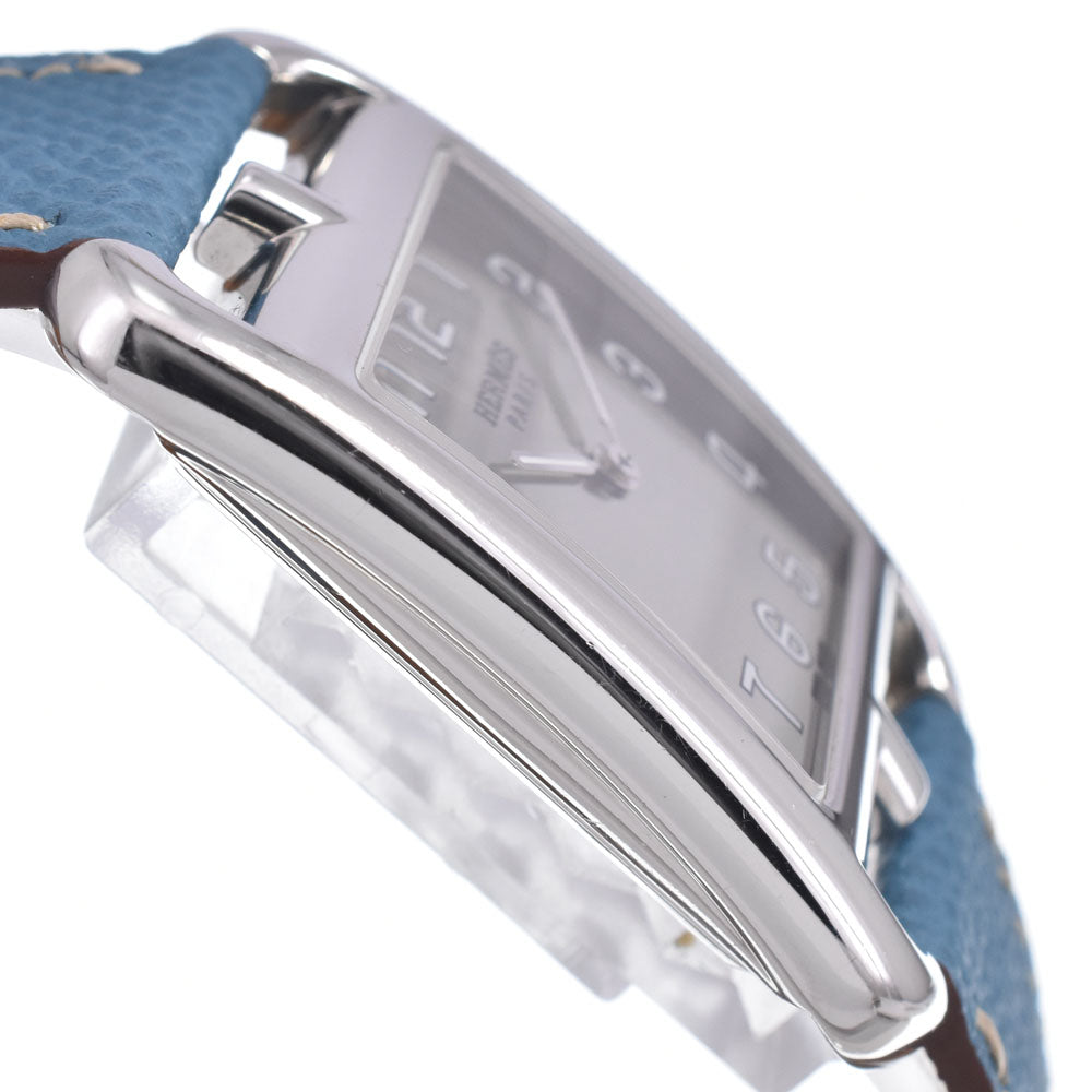 Hermes Cape Cod Quartz Stainless Steel And Leather Watch (Pre-Owned)