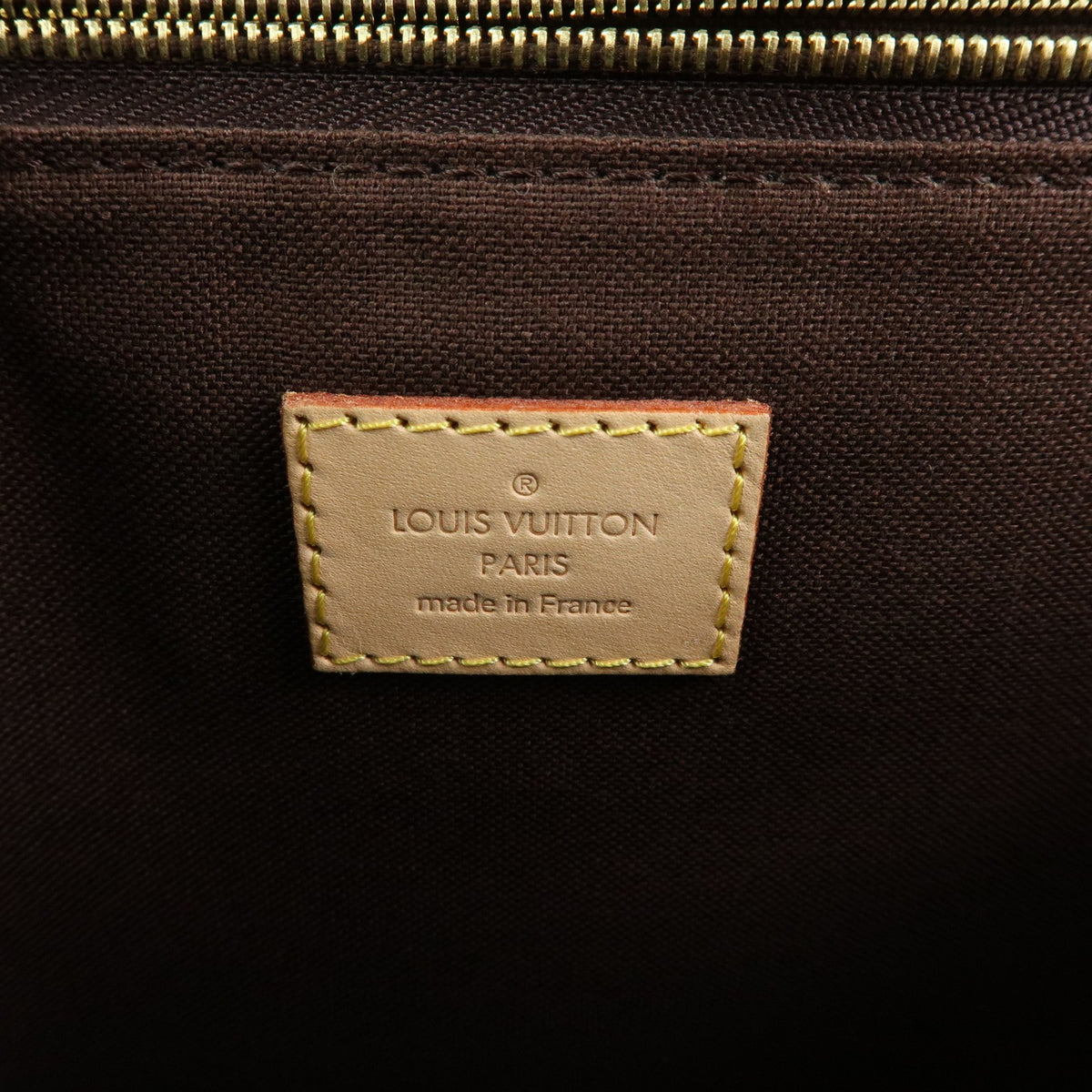 Louis Vuitton Menilmontant Monogram Canvas Brown Canvas Handbag (Pre-Owned)