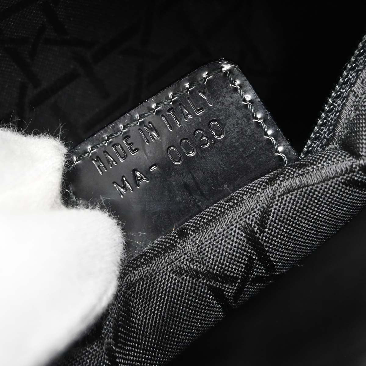 Christian Dior Lady Dior Soft Zip Cannage Stitch Leather Black Pony_Style_Calfskin Tote Bag Bag (Pre-Owned)