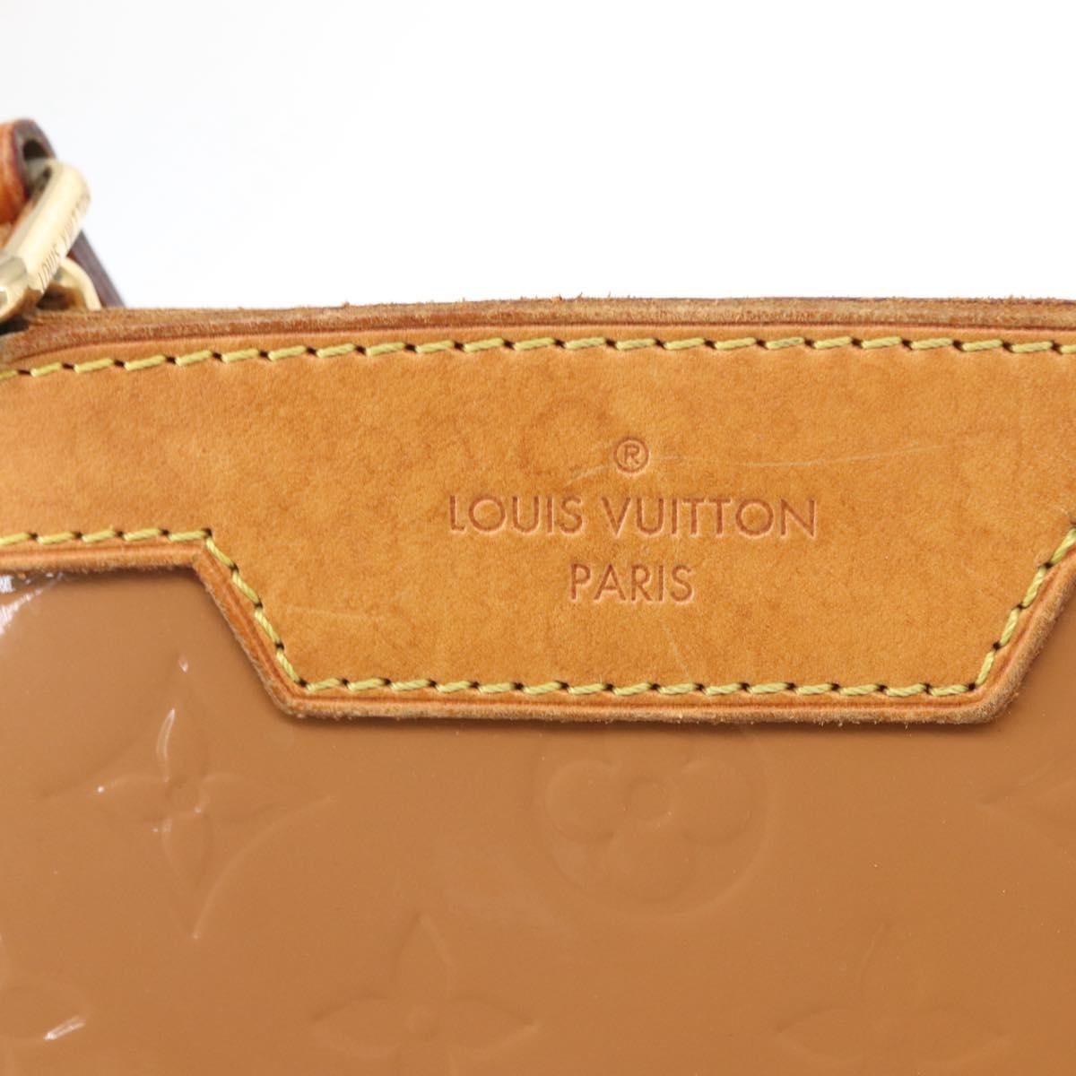 Louis Vuitton Brea Monogram Vernis Brown Patent_Leather Handbag (Pre-Owned)