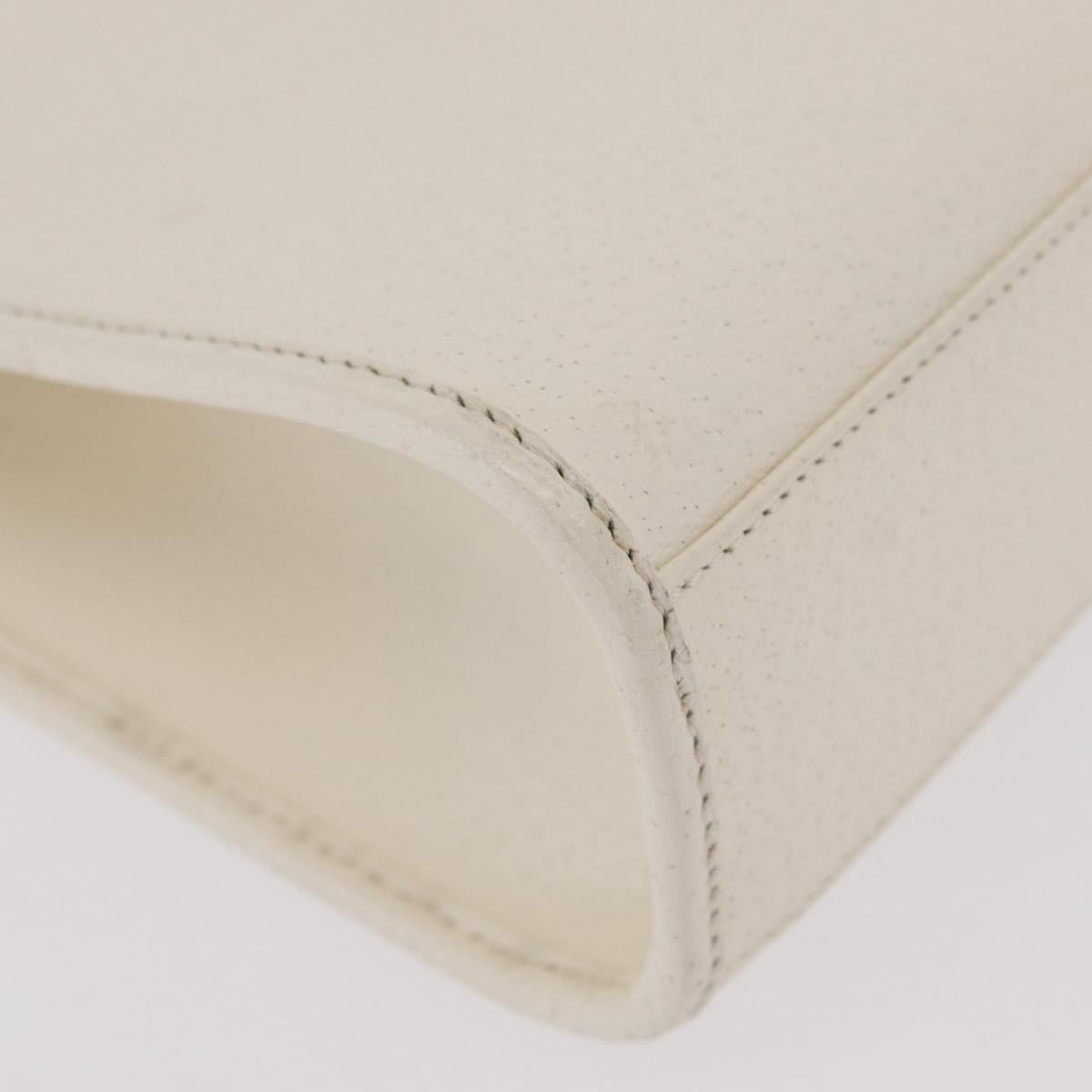 Gucci Jackie Soft Leather White Leather Tote Bag Bag (Pre-Owned)