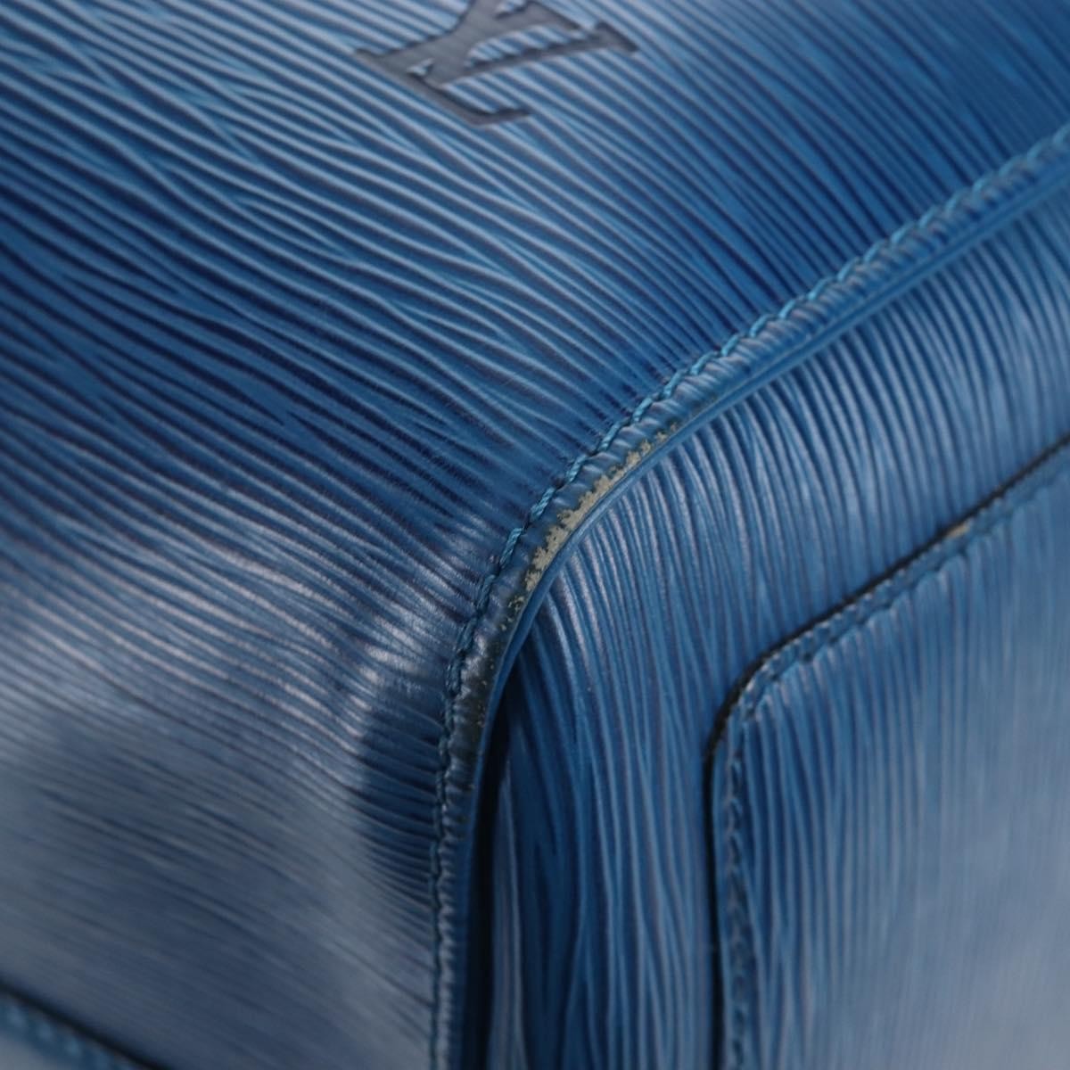 Louis Vuitton Keepall Epi Leather Blue Leather Travel Bag Bag (Pre-Owned)