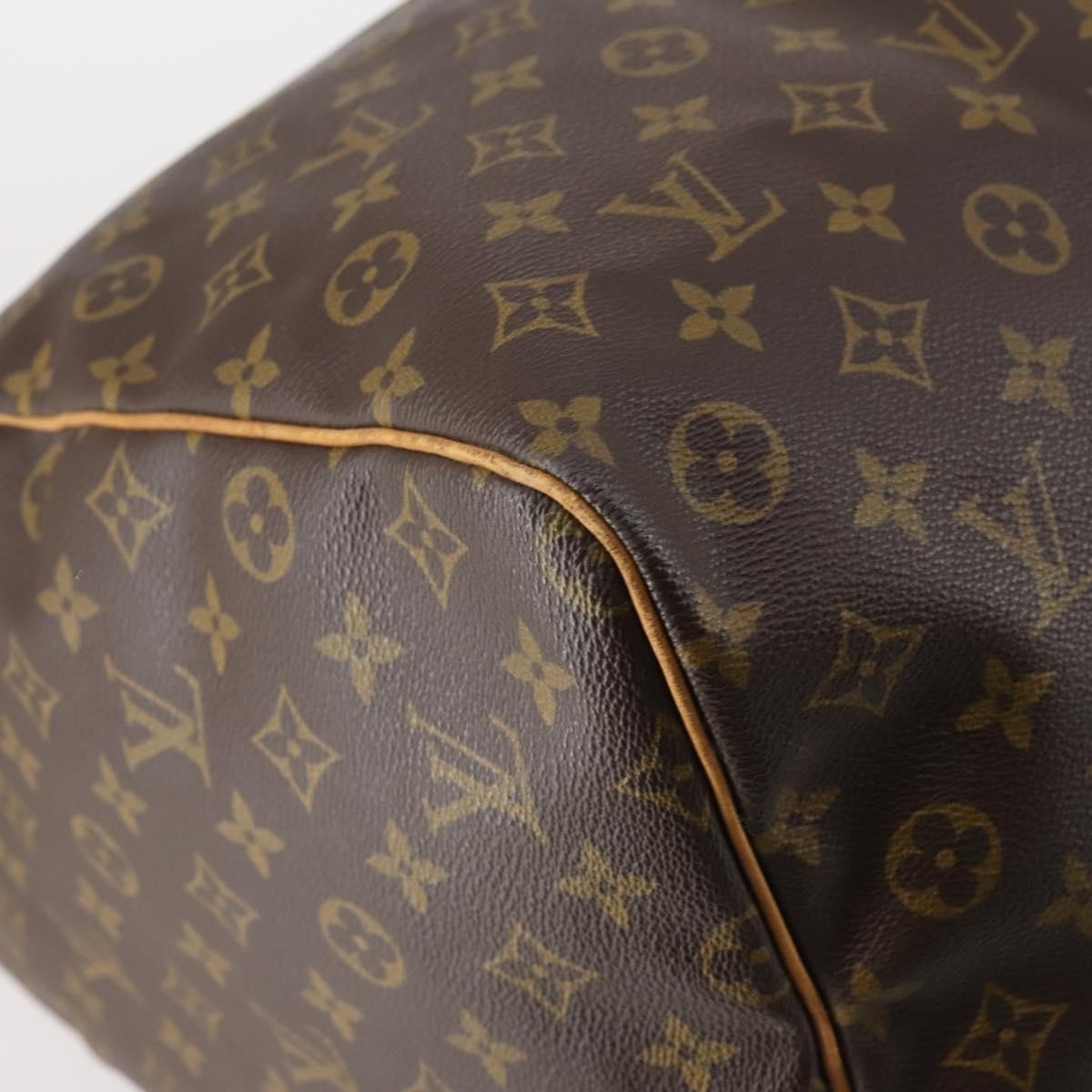 Louis Vuitton Keepall Monogram Canvas Brown Canvas Travel Bag Bag (Pre-Owned)