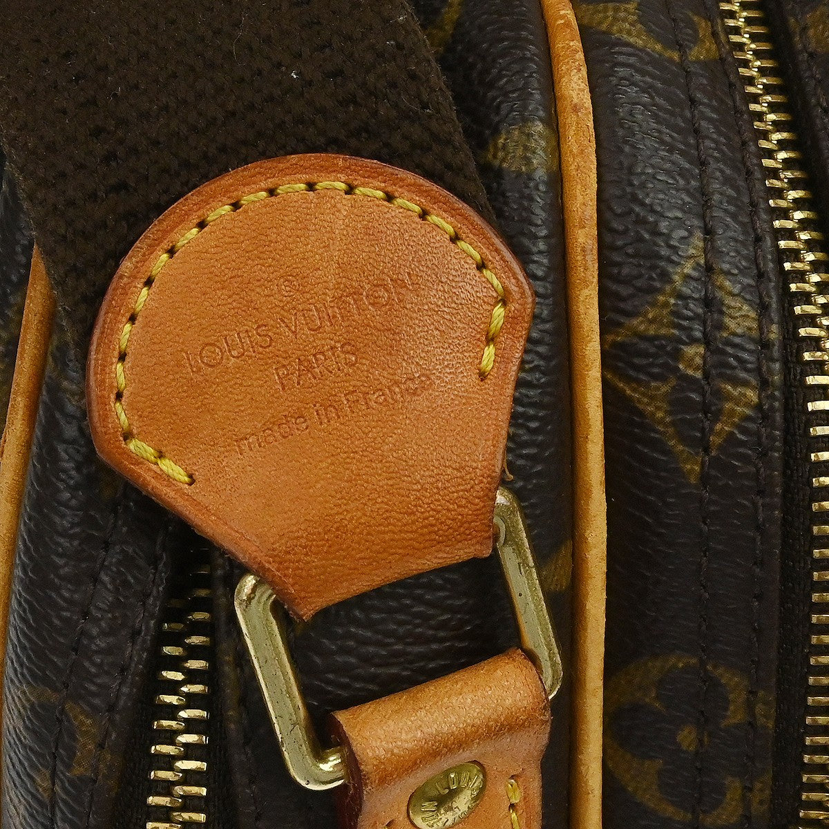 Louis Vuitton Reporter Monogram Canvas Brown Canvas Shoulder Bag Bag (Pre-Owned)
