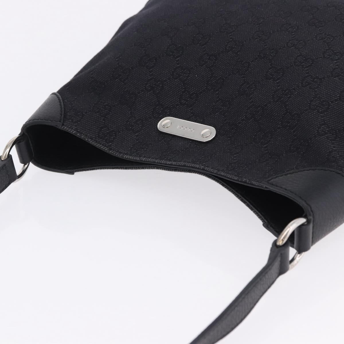 Gucci Original Messenger Gg Canvas And Leather Black Canvas Shoulder Bag Bag (Pre-Owned)