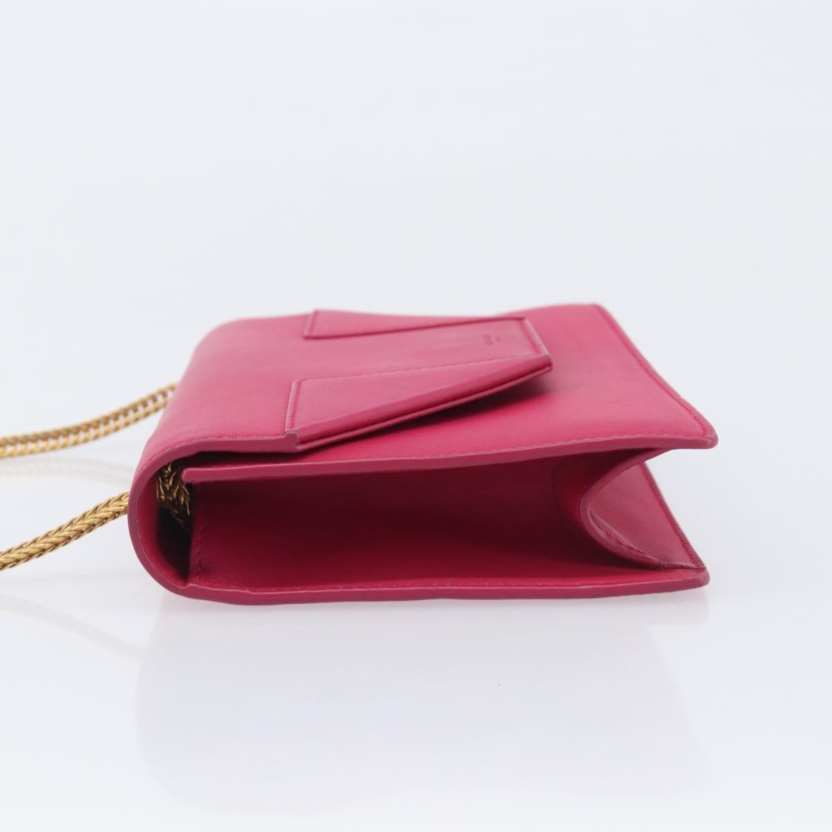 Saint Laurent Betty Leather Pink Leather Handbag (Pre-Owned)