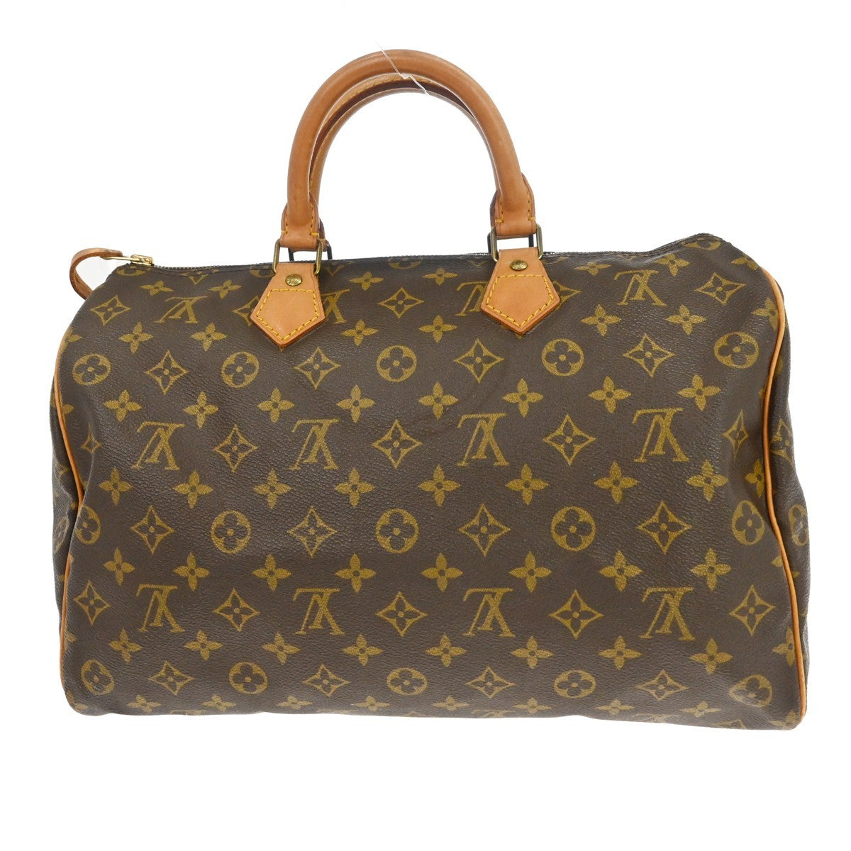 Louis Vuitton Speedy Monogram Canvas Brown Canvas Handbag (Pre-Owned)