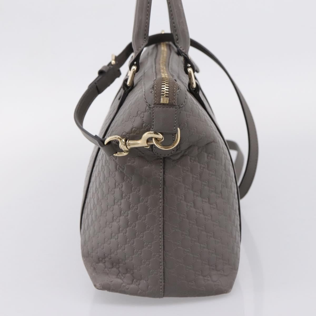 Gucci Margaux Microguccissima Leather Gray Leather Tote Bag Bag (Pre-Owned)