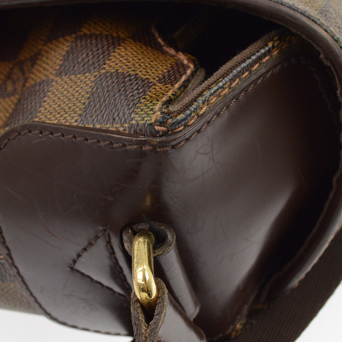 Louis Vuitton Spencer Messenger Damier Ebene Brown Canvas Shoulder Bag Bag (Pre-Owned)