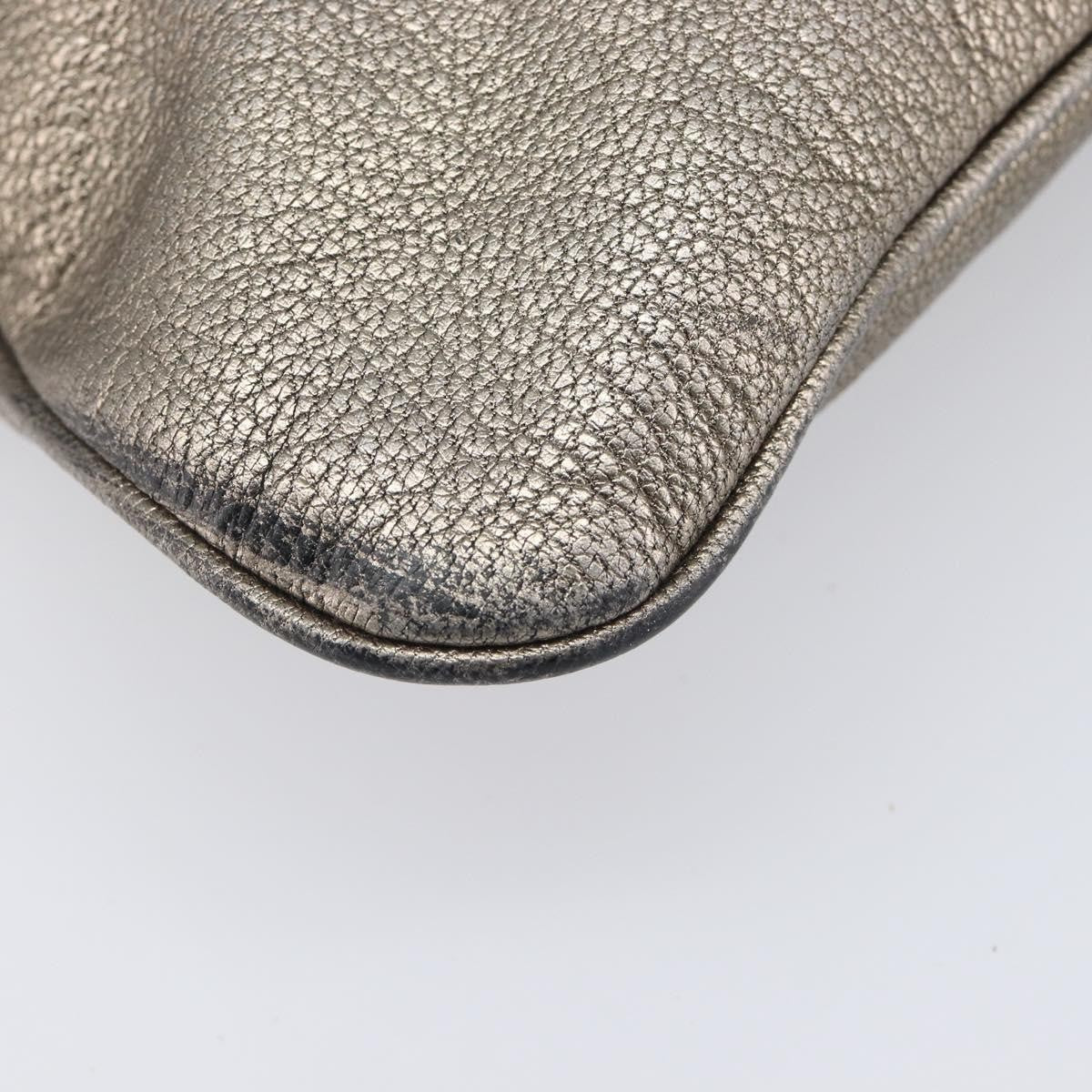 Loewe Front Pocket Leather Gold Leather Crossbody Bag Bag (Pre-Owned)