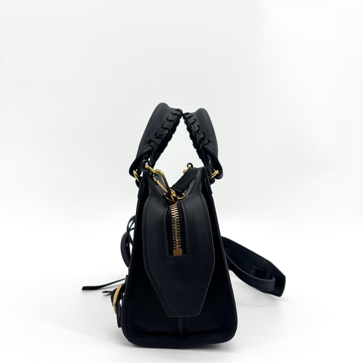 Balenciaga Neo Classic City Leather Black Leather Handbag (Pre-Owned)