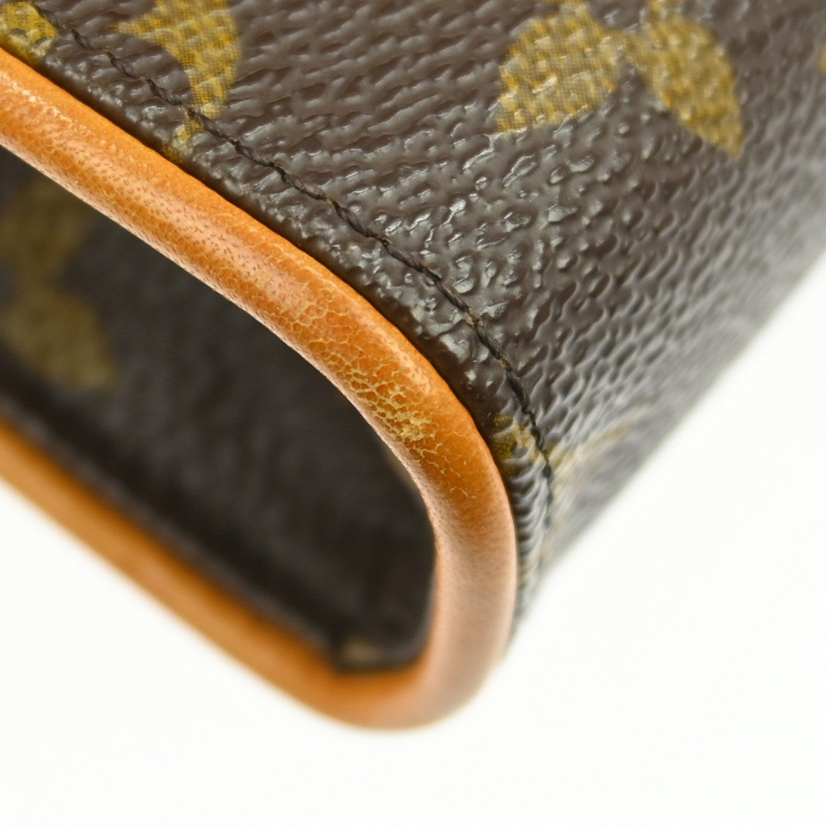 Louis Vuitton Florentine Canvas Brown Canvas Clutche & Pouche Bag (Pre-Owned)