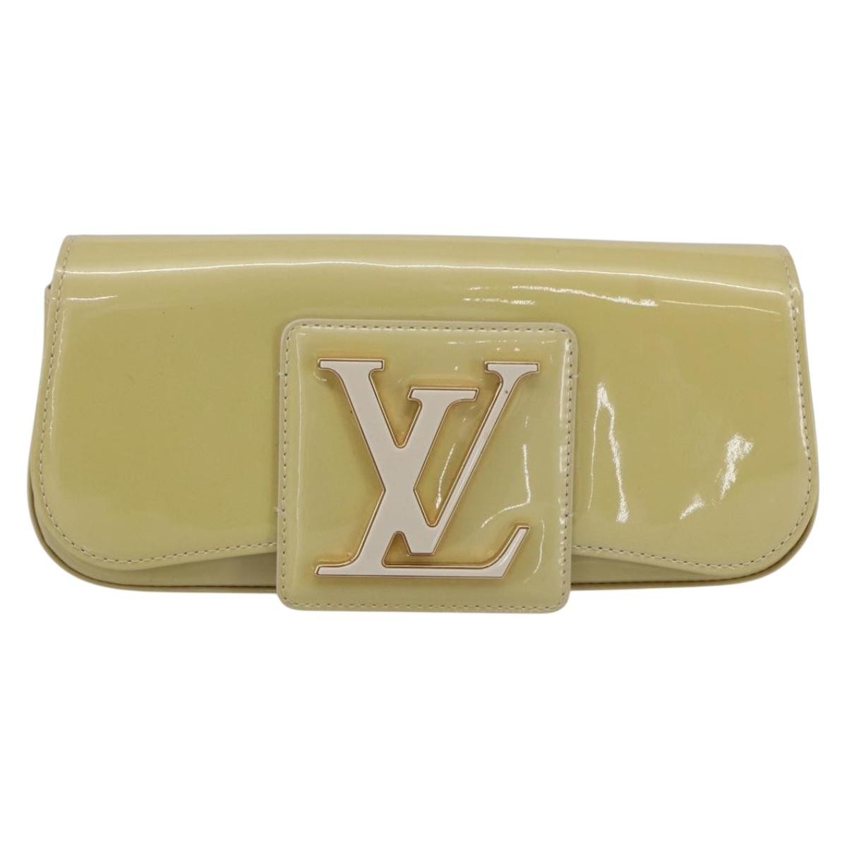 Louis Vuitton Sobe Clutch Patent Beige Patent_Leather Clutche & Pouche Bag (Pre-Owned)