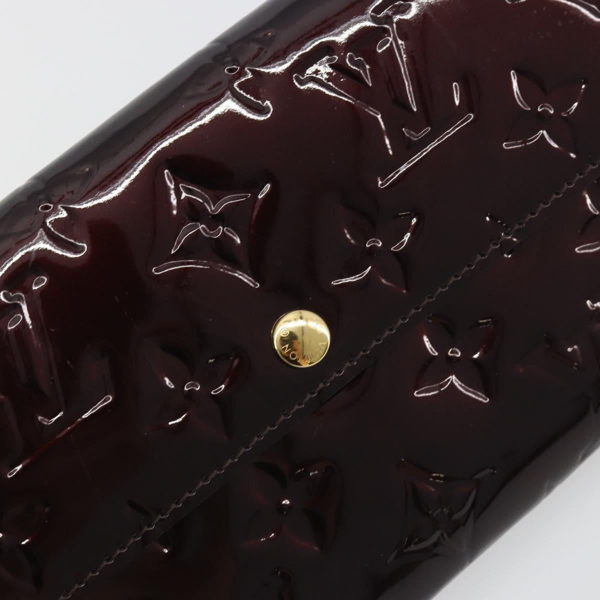 Louis Vuitton Sarah Monogram Vernis Burgundy Patent_Leather Clutche & Pouche Bag (Pre-Owned)