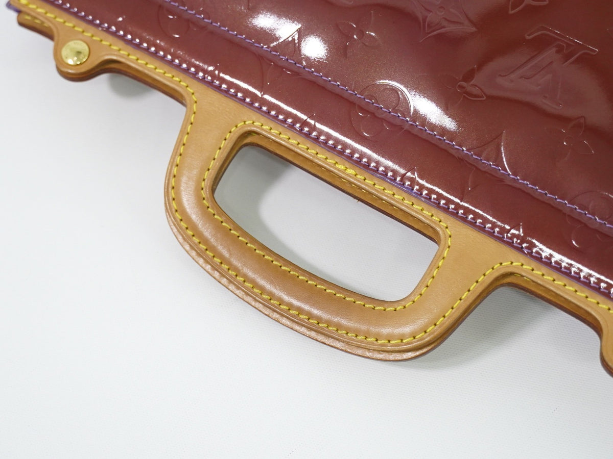 Louis Vuitton Stanton Monogram Vernis Purple Leather Tote Bag Bag (Pre-Owned)