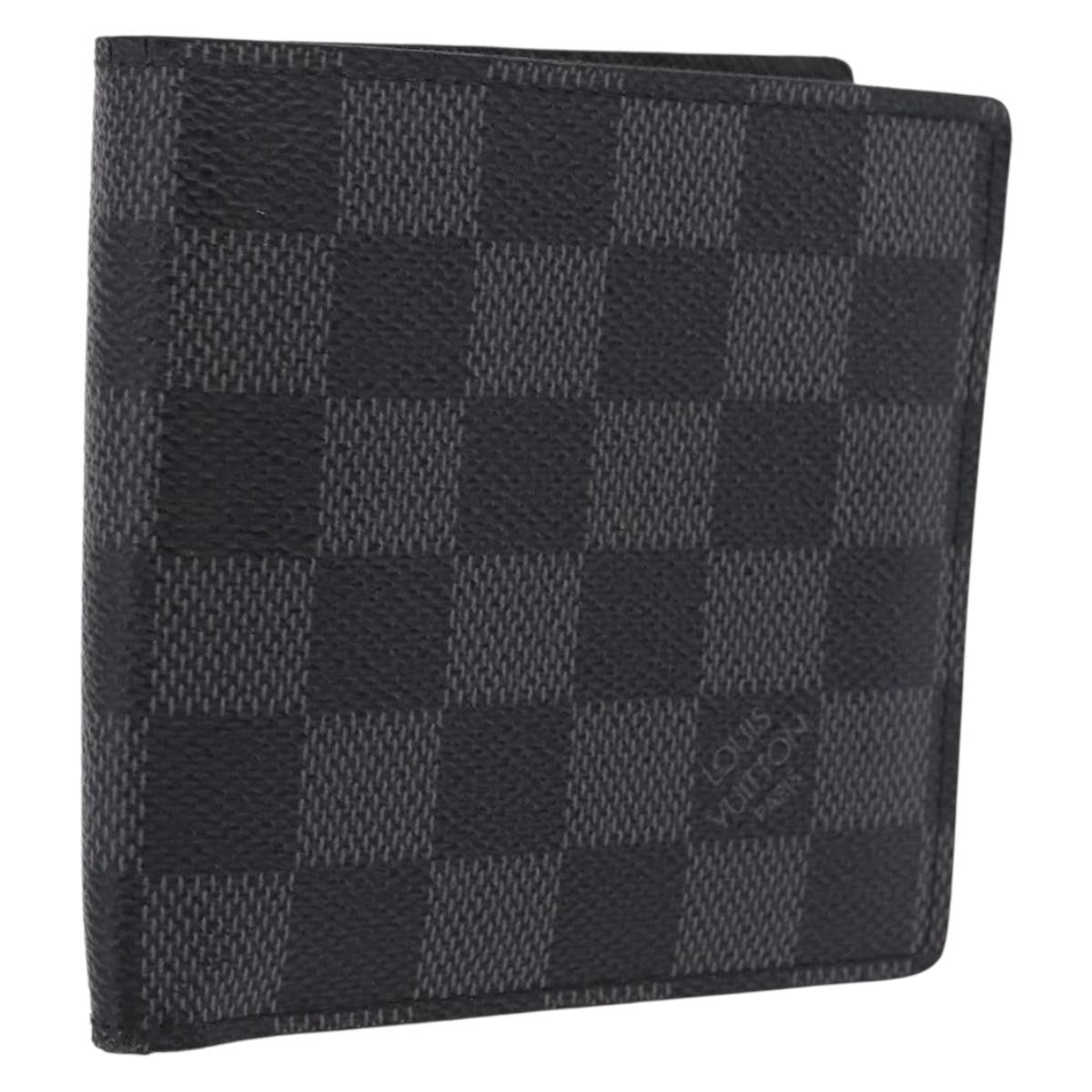 Louis Vuitton Marco Damier Graphite Gray Canvas Wallets Accessory (Pre-Owned)