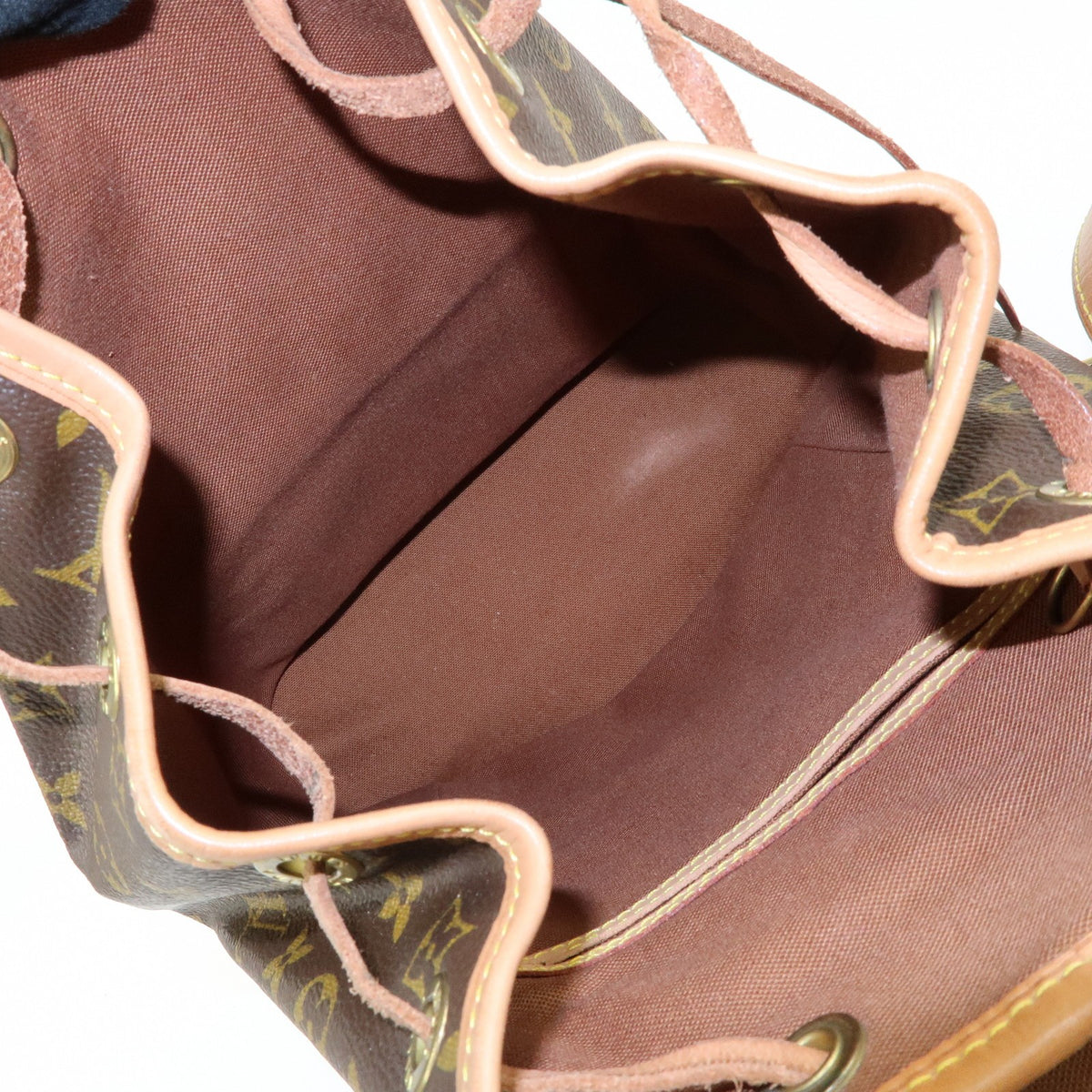 Louis Vuitton Vintage Montsouris Monogram Canvas Brown Canvas Backpack Bag (Pre-Owned)