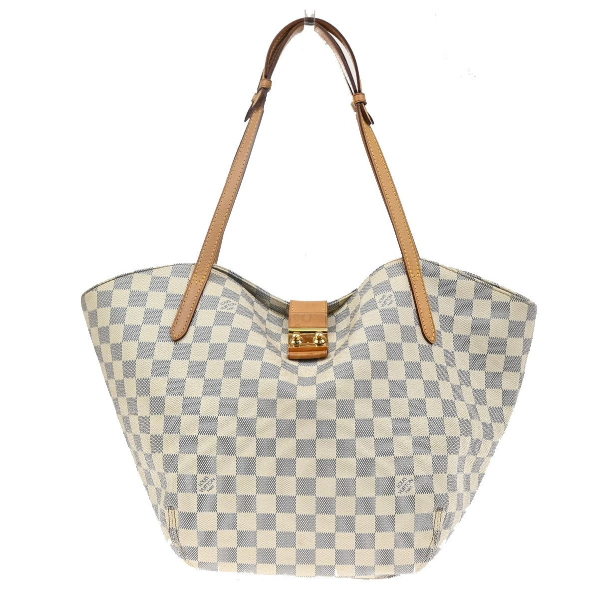 Louis Vuitton Salina Damier White Canvas Handbag (Pre-Owned)