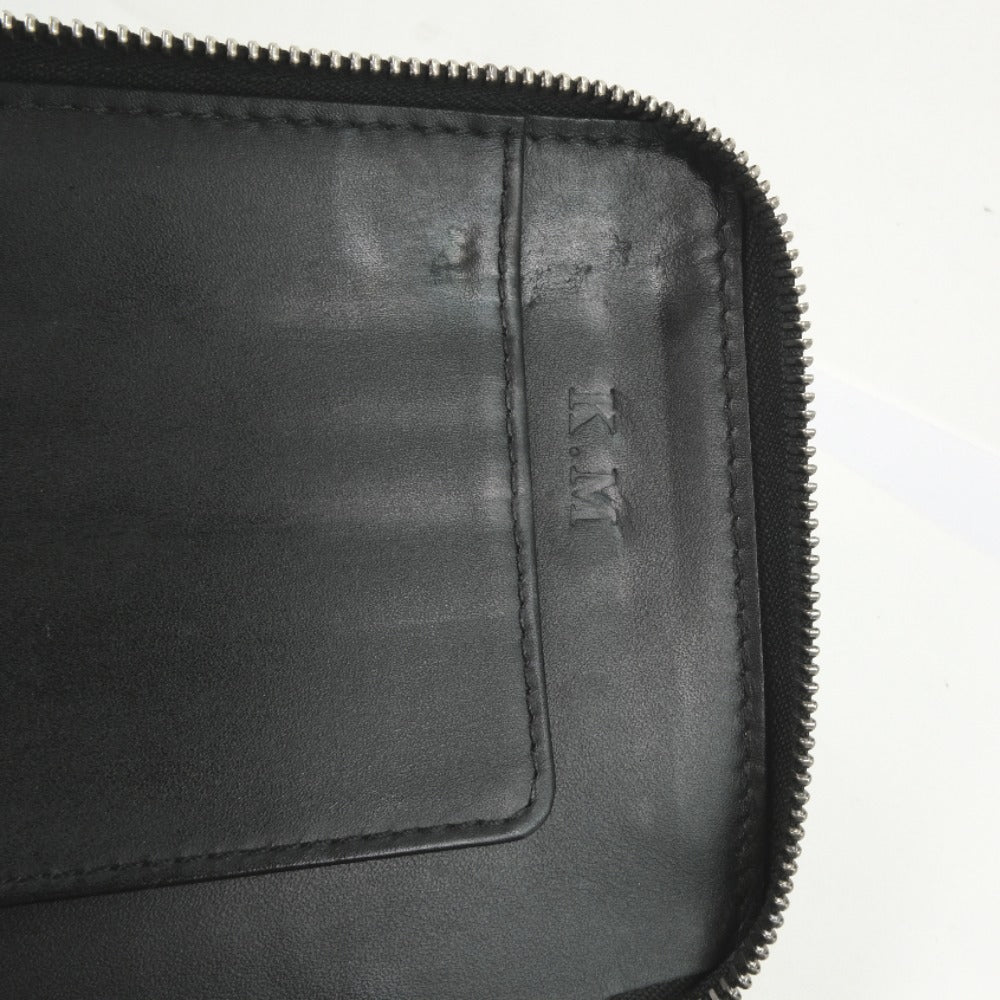 Louis Vuitton Zippy Organizer Black Leather Wallet (Pre-Owned)