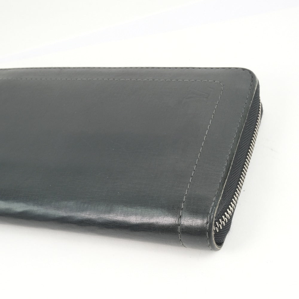 Louis Vuitton Zippy Organizer Black Leather Wallet (Pre-Owned)