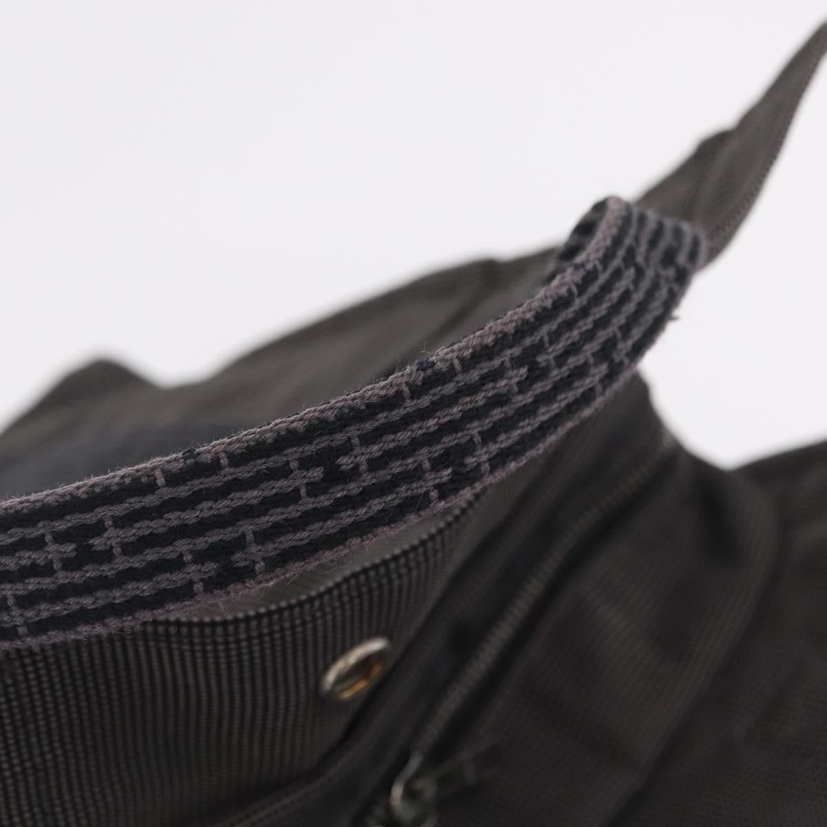 Hermes Herline Canvas Gray Canvas Backpack Bag (Pre-Owned)